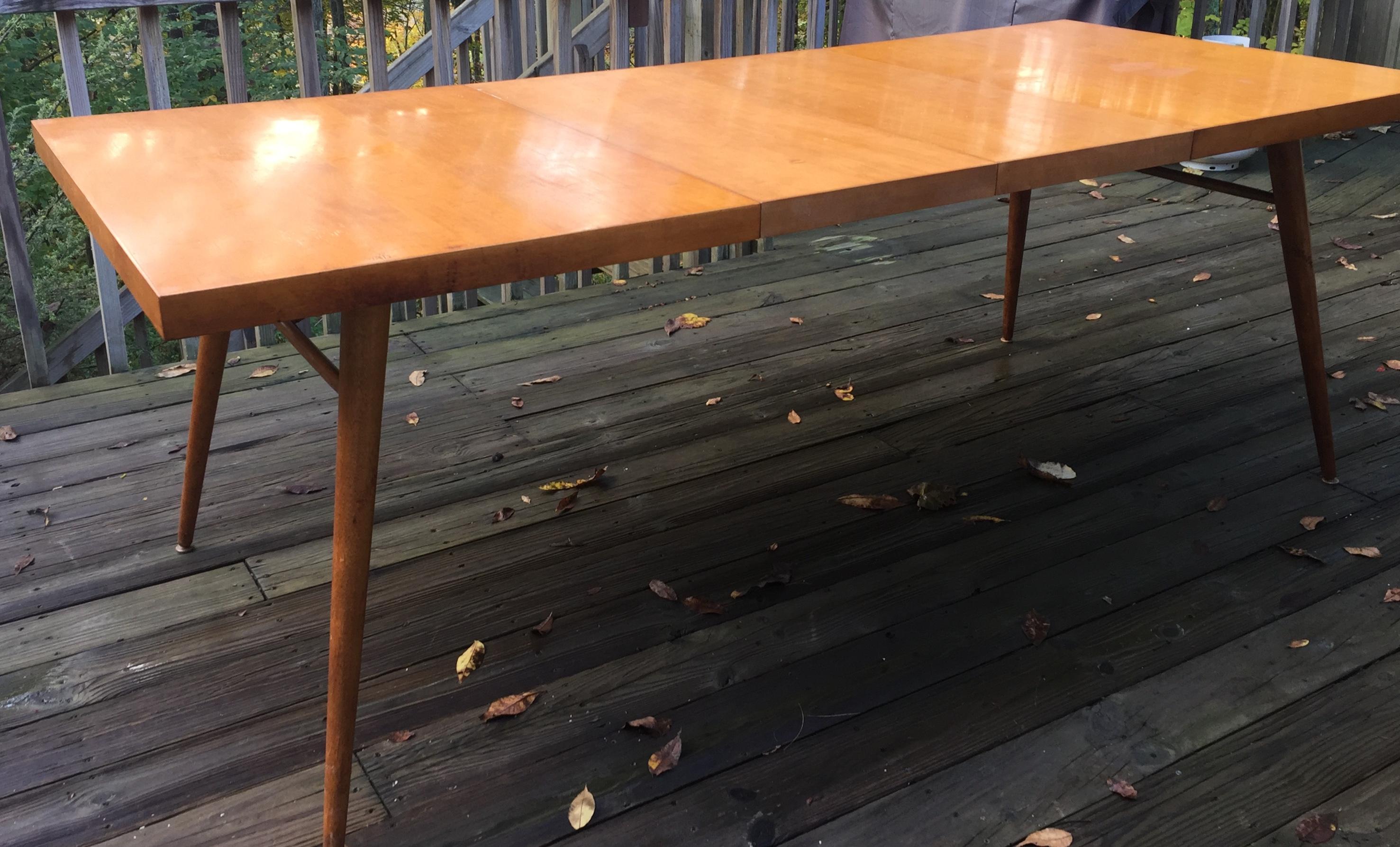 Paul McCobb Planner Group Dining Set In Fair Condition In Brooklyn, NY