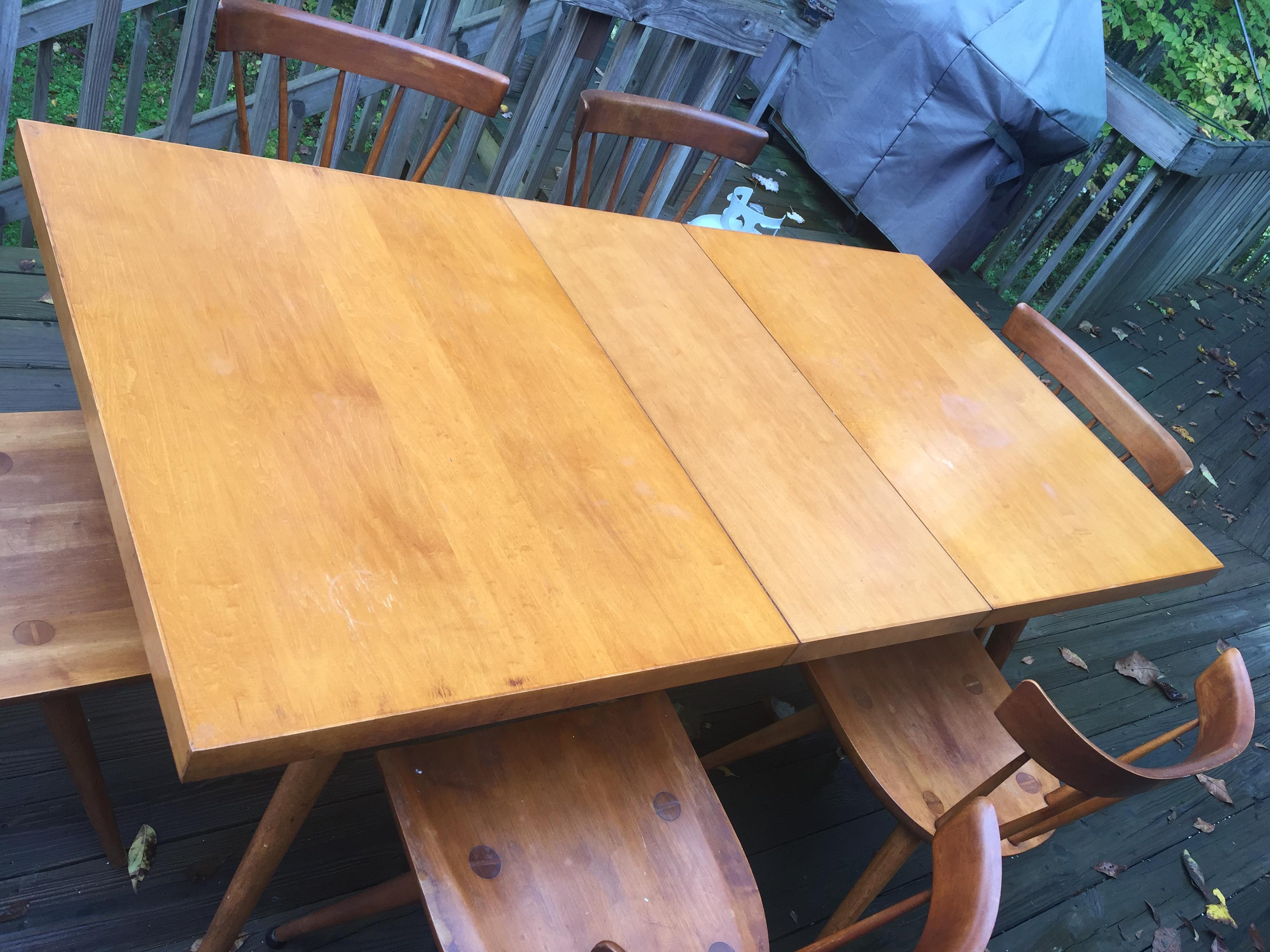 Maple Paul McCobb Planner Group Dining Set