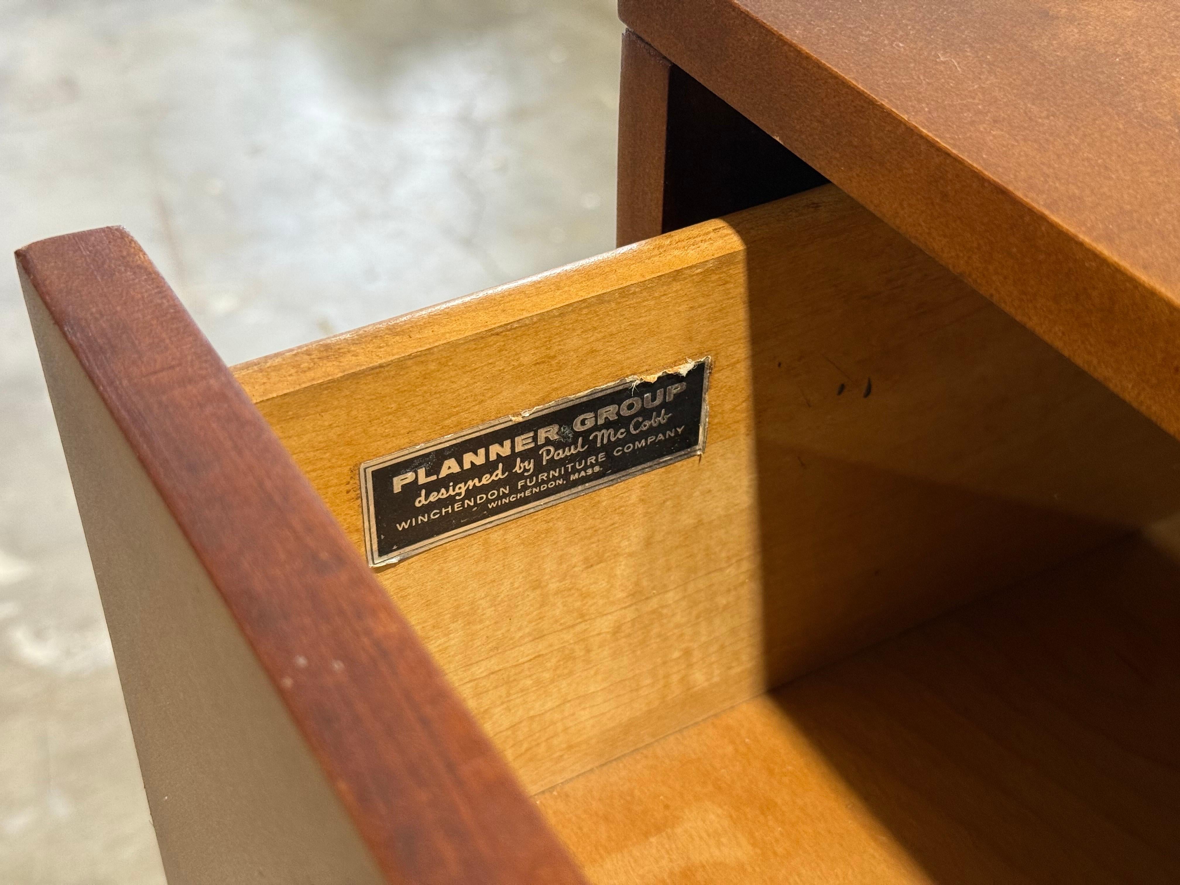Paul McCobb Planner Group Dresser - Mid Century Modern Three Drawer Chest For Sale 4