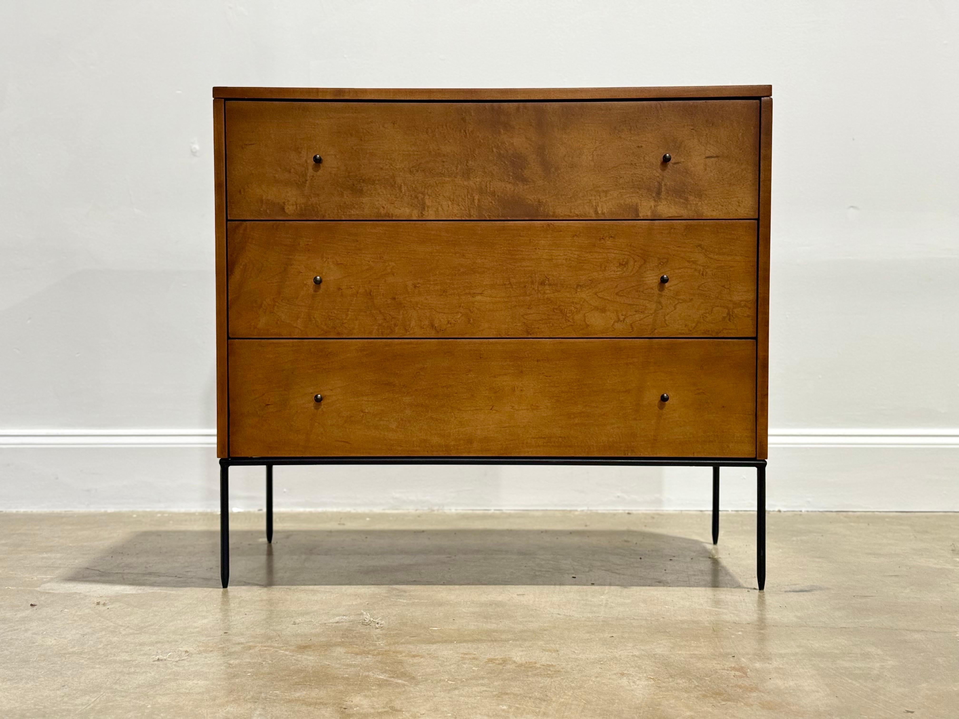 Paul McCobb Planner Group Dresser - Mid Century Modern Three Drawer Chest For Sale 6