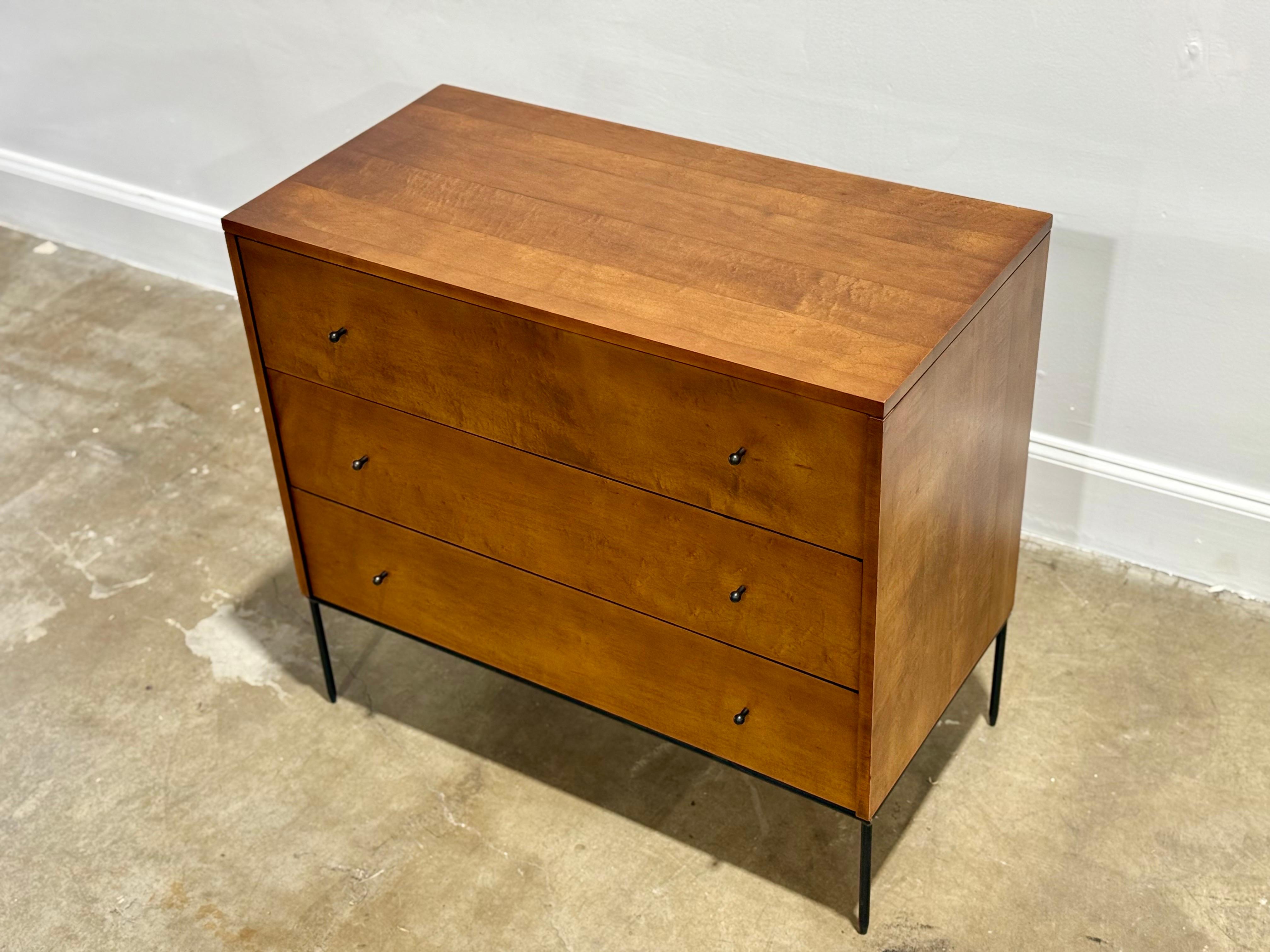 Mid-20th Century Paul McCobb Planner Group Dresser - Mid Century Modern Three Drawer Chest For Sale