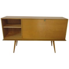 Paul McCobb Planner Group Drop Front Platform Cabinet or Credenza Paul McCobb Planner Group Drop Front Platform Cabinet or Credenza