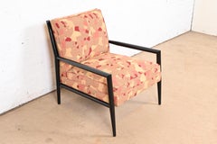 Paul McCobb Planner Group Ebonized and Upholstered Lounge Chair, 1950s