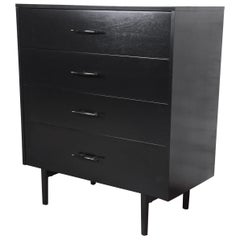 Paul McCobb Planner Group Ebonized Highboy Dresser, Newly Restored