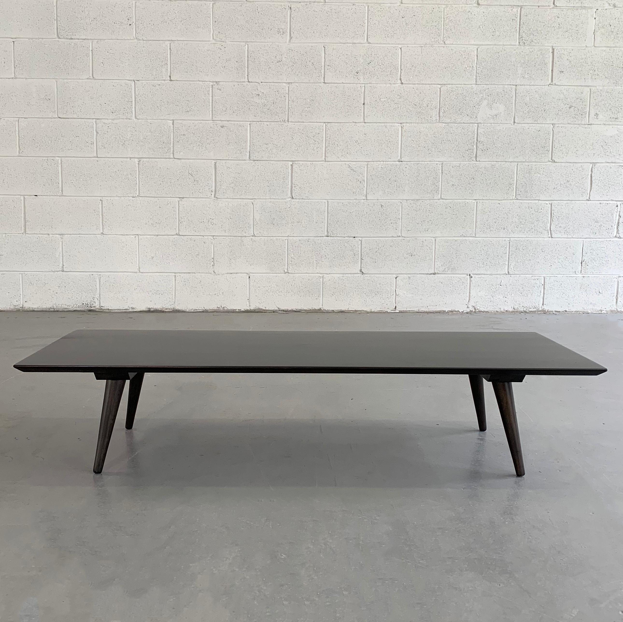 Mid-Century Modern Paul McCobb Planner Group Ebonized Maple Coffee Table