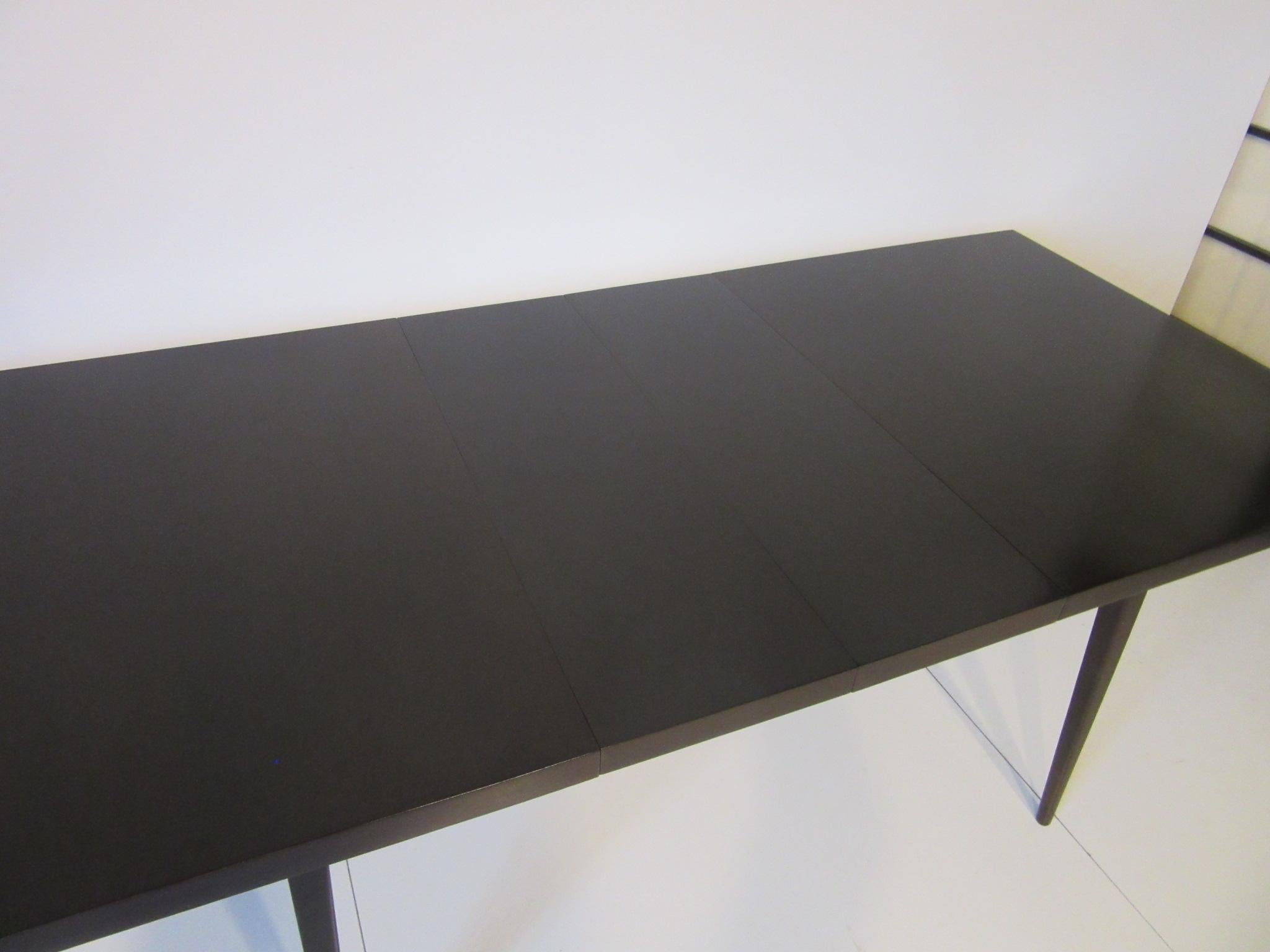 20th Century Paul McCobb Planner Group Ebony Finished Dining Table