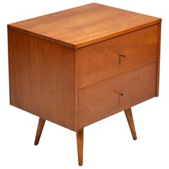 Paul McCobb Planner Group for Winchendon 2 Drawer Nightstand, Circa 1950s