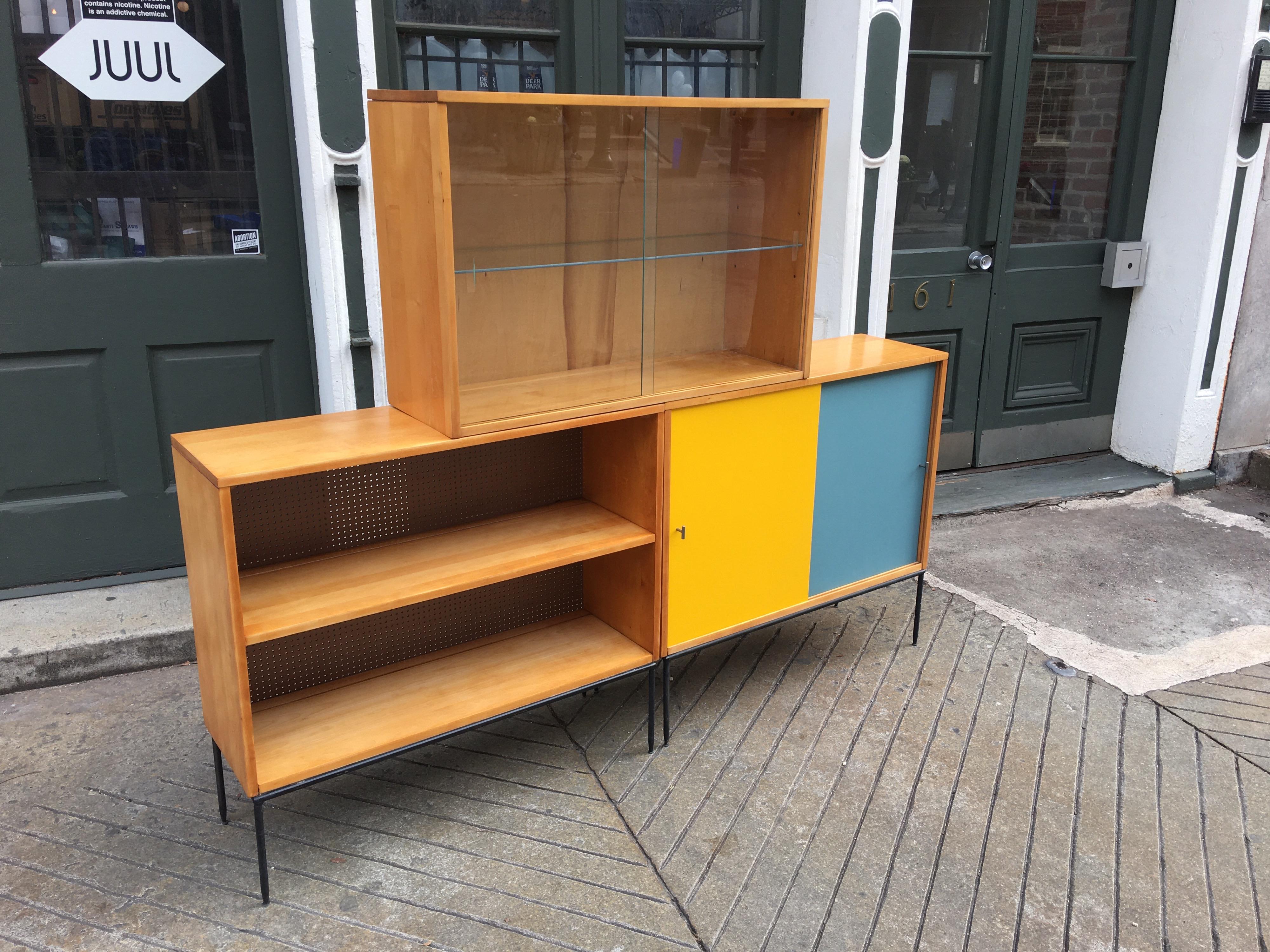 Mid-Century Modern Paul McCobb Planner Group for Winchendon 3 Piece Bookcase