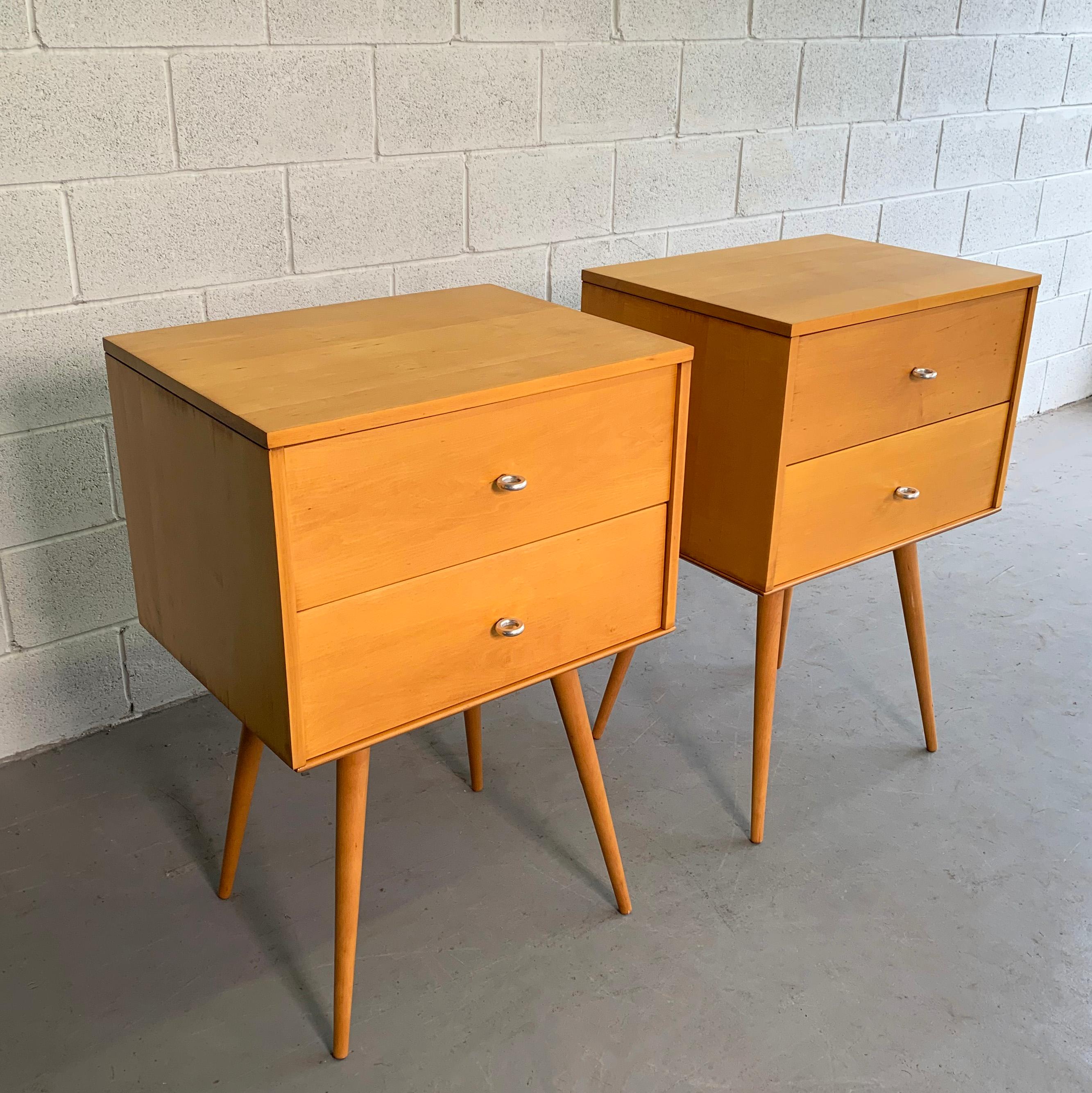 Mid-Century Modern Paul McCobb Planner Group for Winchendon Blonde Dressers