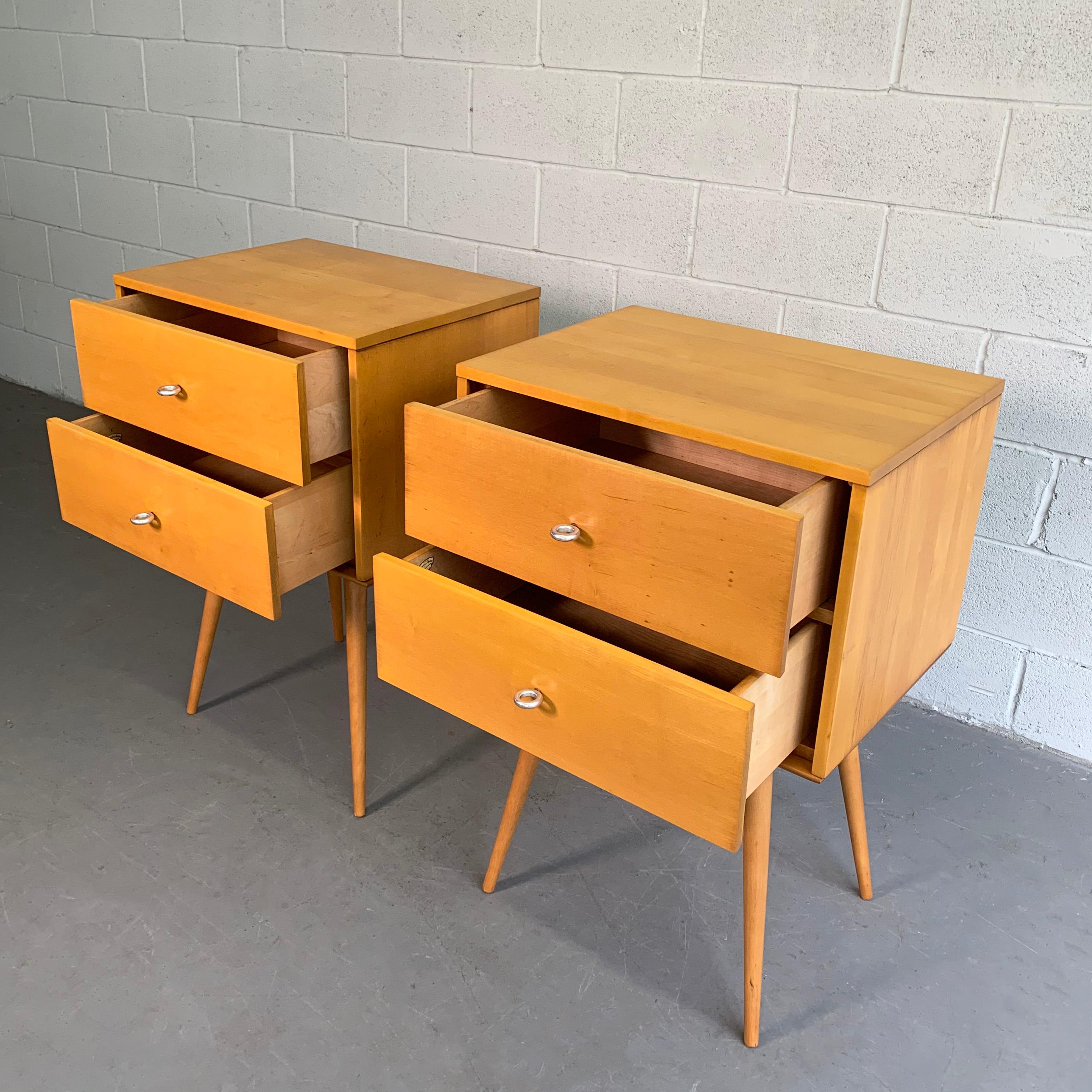 20th Century Paul McCobb Planner Group for Winchendon Blonde Dressers