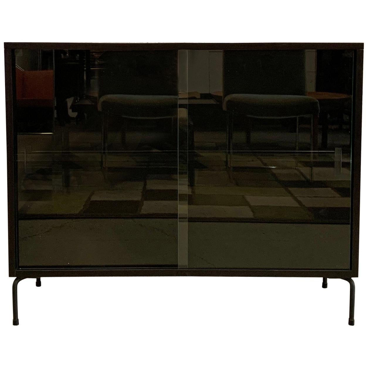 Paul McCobb Planner Group Glass Front Bookcase Cabinet