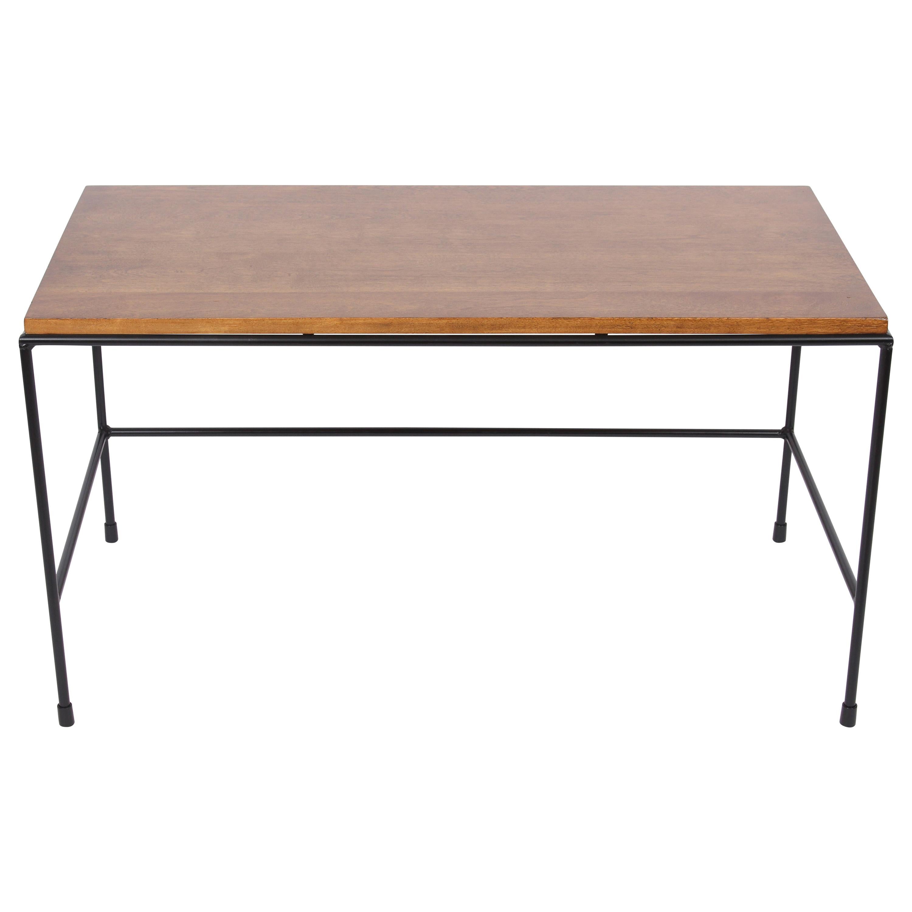 Paul McCobb Planner Group Tobacco Finish Birch Coffee Table, Bench  