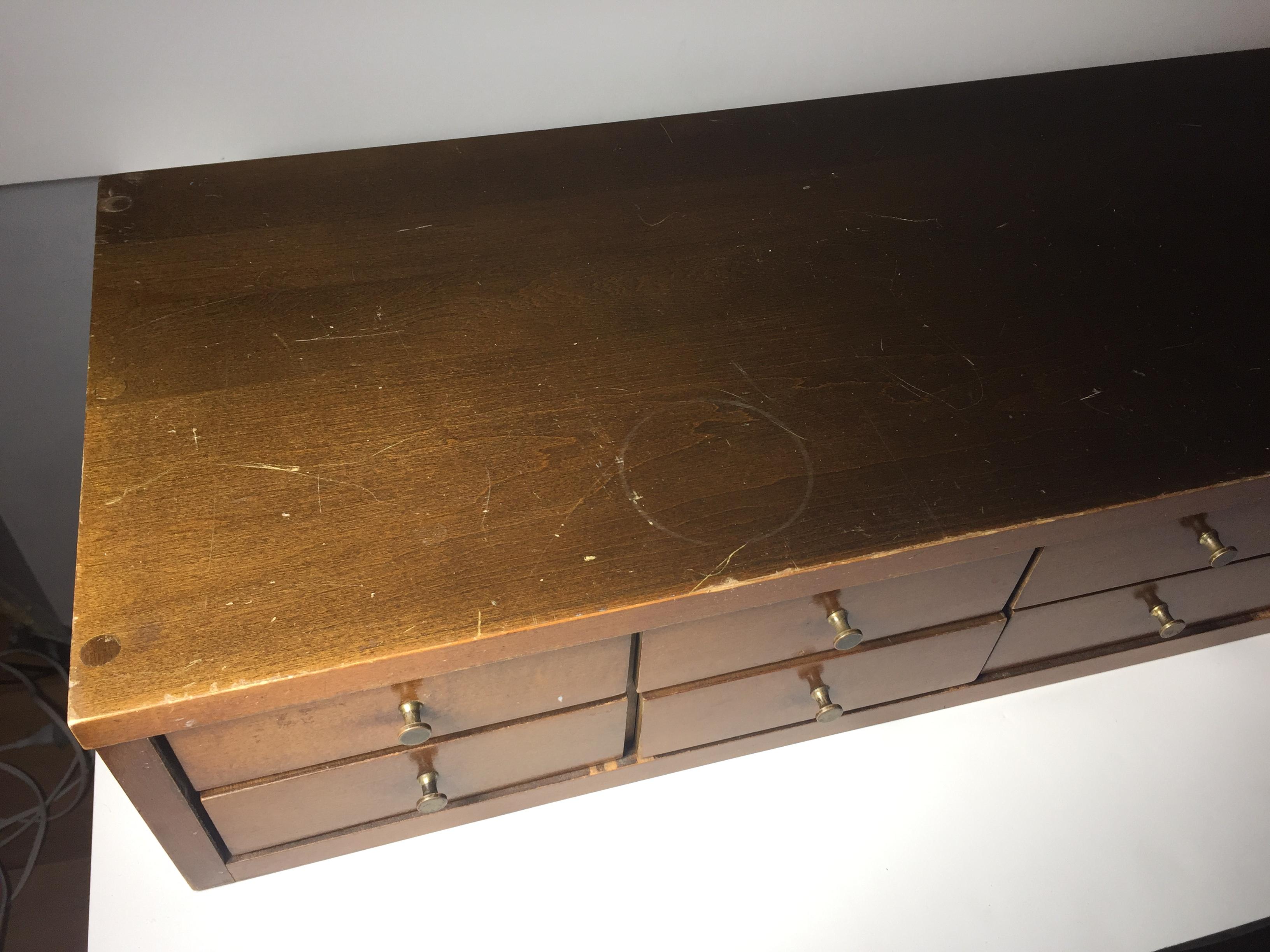 Mid-Century Modern Paul McCobb Planner Group Jewelry Chest of Ten Drawers For Sale