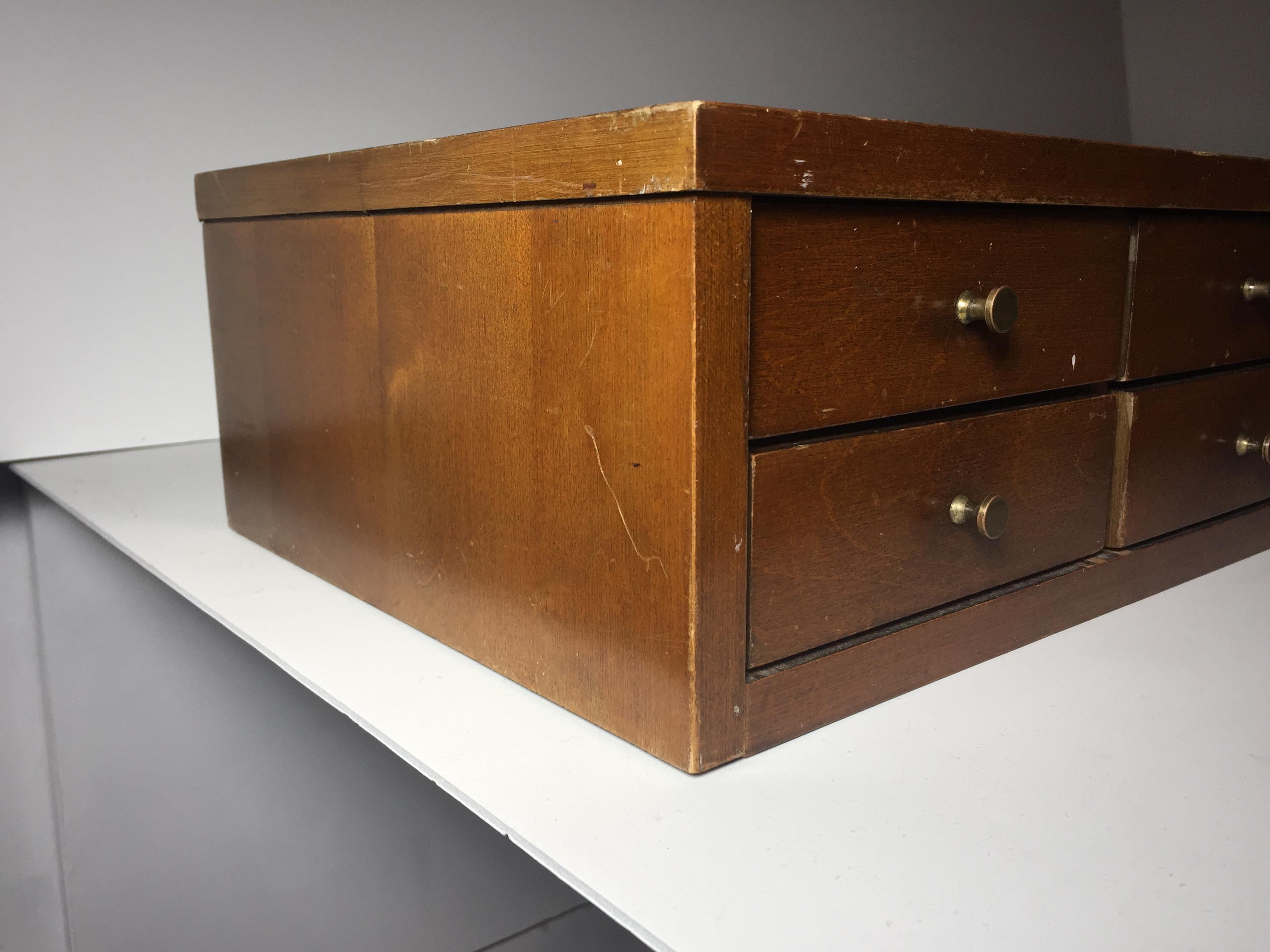 20th Century Paul McCobb Planner Group Jewelry Chest of Ten Drawers For Sale
