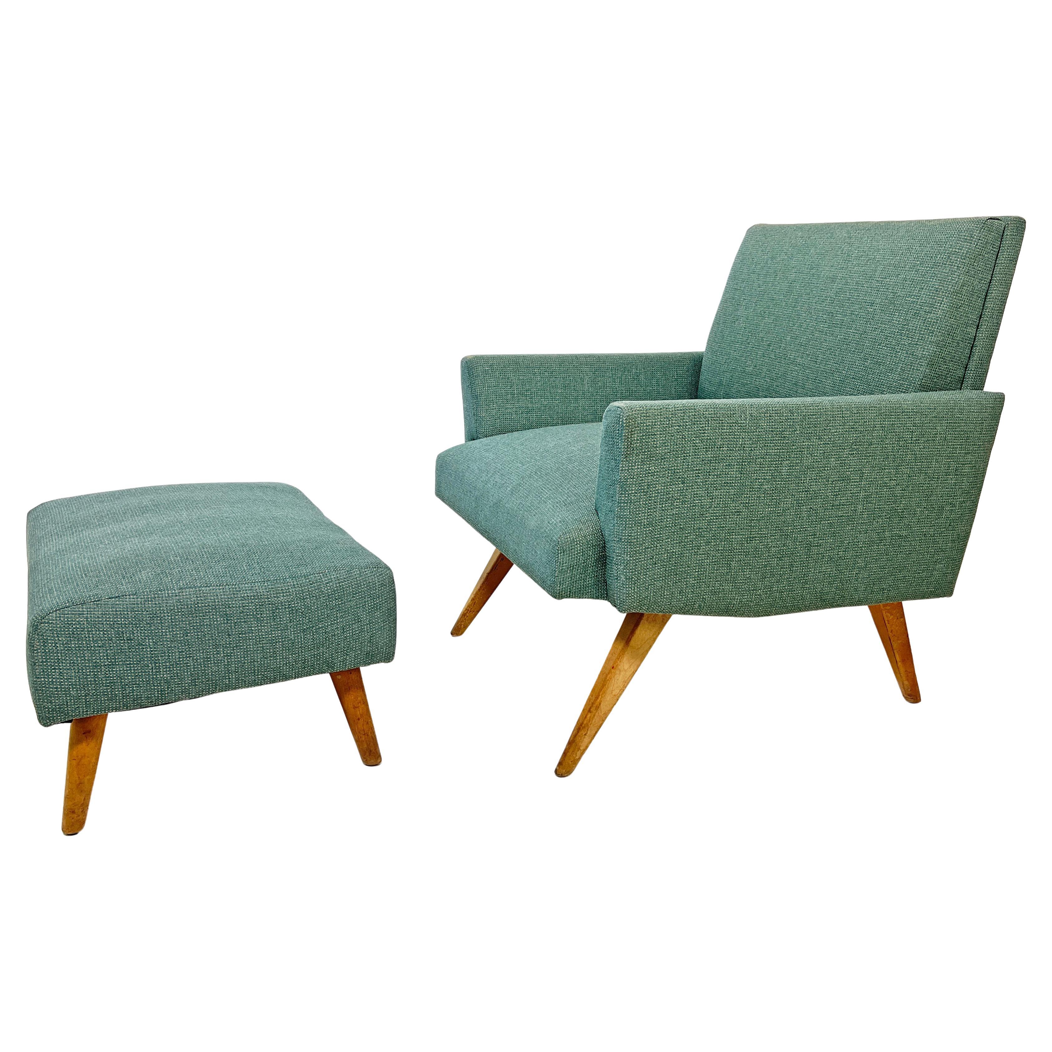 Paul McCobb Planner Group Chaise longue et ottoman Circa 1950s