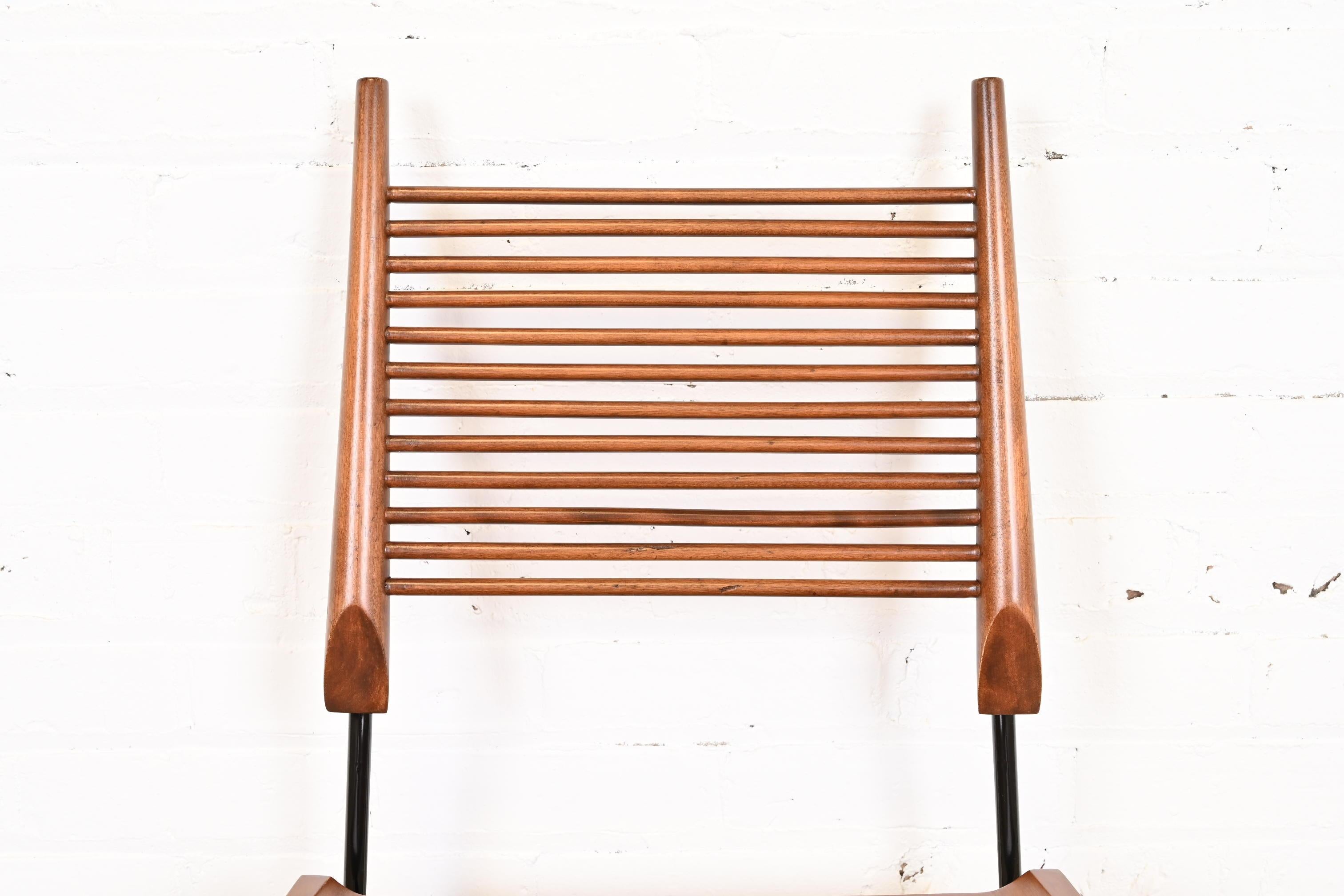 Chaises de salle à manger « Shovel » Paul McCobb Planner Group en érable et fer, entièrement restaurées en vente 7
