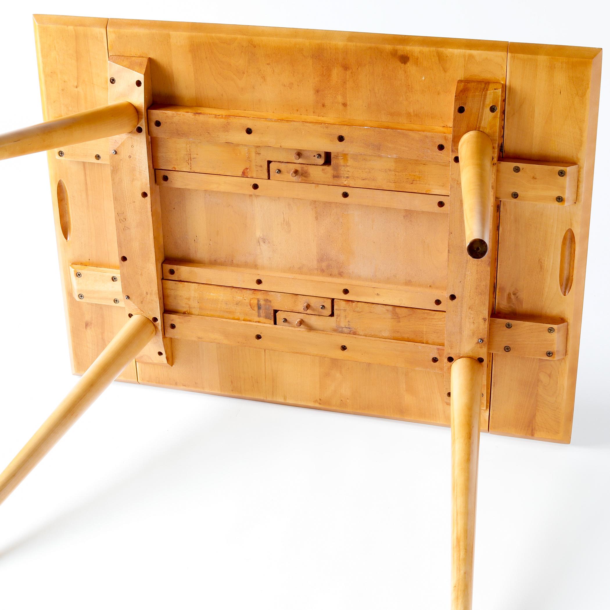 Paul McCobb Planner Group Maple Dining Table with Two Leaves, 1950s - Breakfast 1