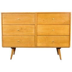 Paul McCobb Planner Group Maple Double Dresser