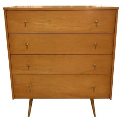 Paul McCobb Planner Group Maple Four Drawer Dresser Chest Commode