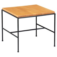 Paul McCobb "Planner Group" Maple Side Table with Iron Base for Winchendon Furni