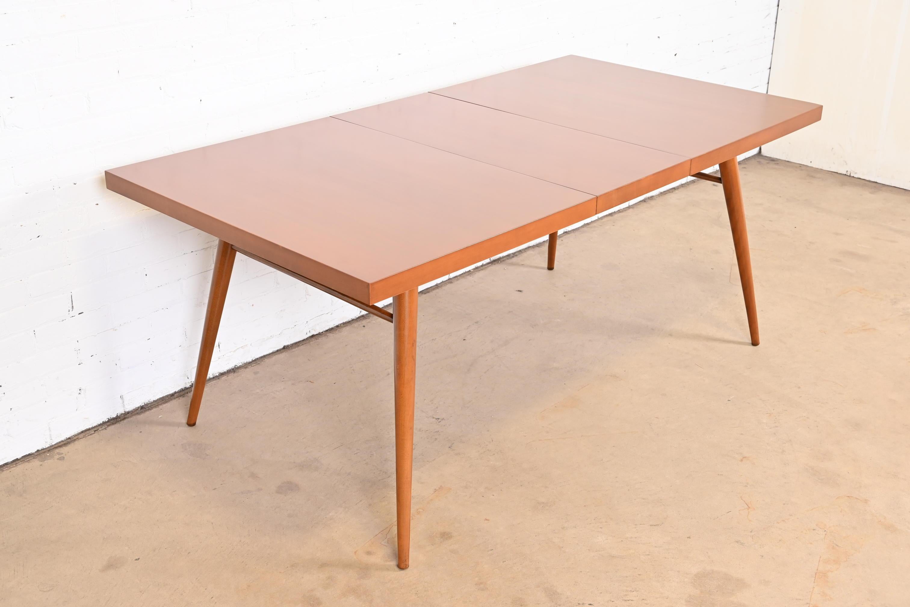 Paul McCobb Planner Group Mid-Century Modern Birch Dining Table, Newly Restored For Sale 1