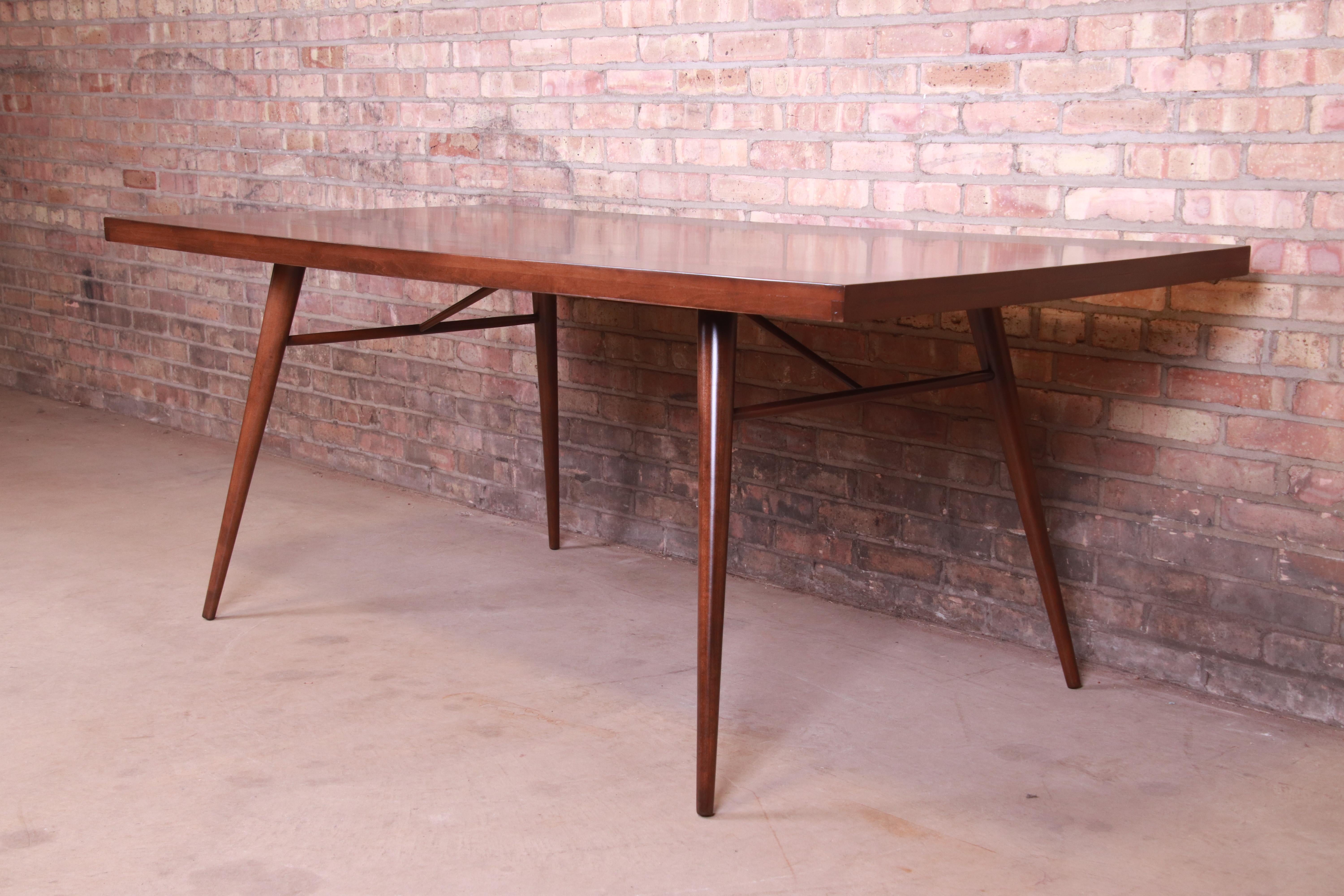 Paul McCobb Planner Group Mid-Century Modern Birch Dining Table, Refinished In Good Condition In South Bend, IN