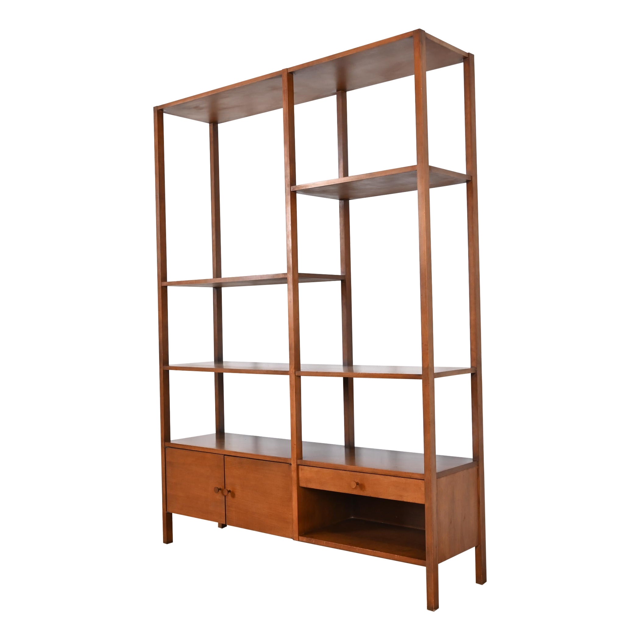 Paul McCobb Planner Group Mid-Century Modern Birch Room Divider or Wall Unit