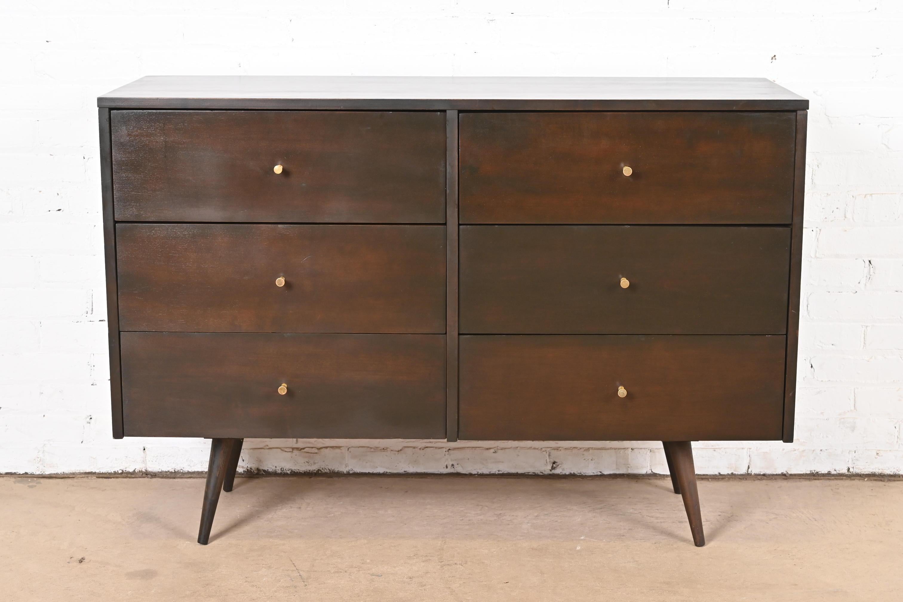Mid-Century moderno Comò a sei cassetti in betulla di Paul McCobb Planner Group, metà del secolo scorso, anni '50 in vendita