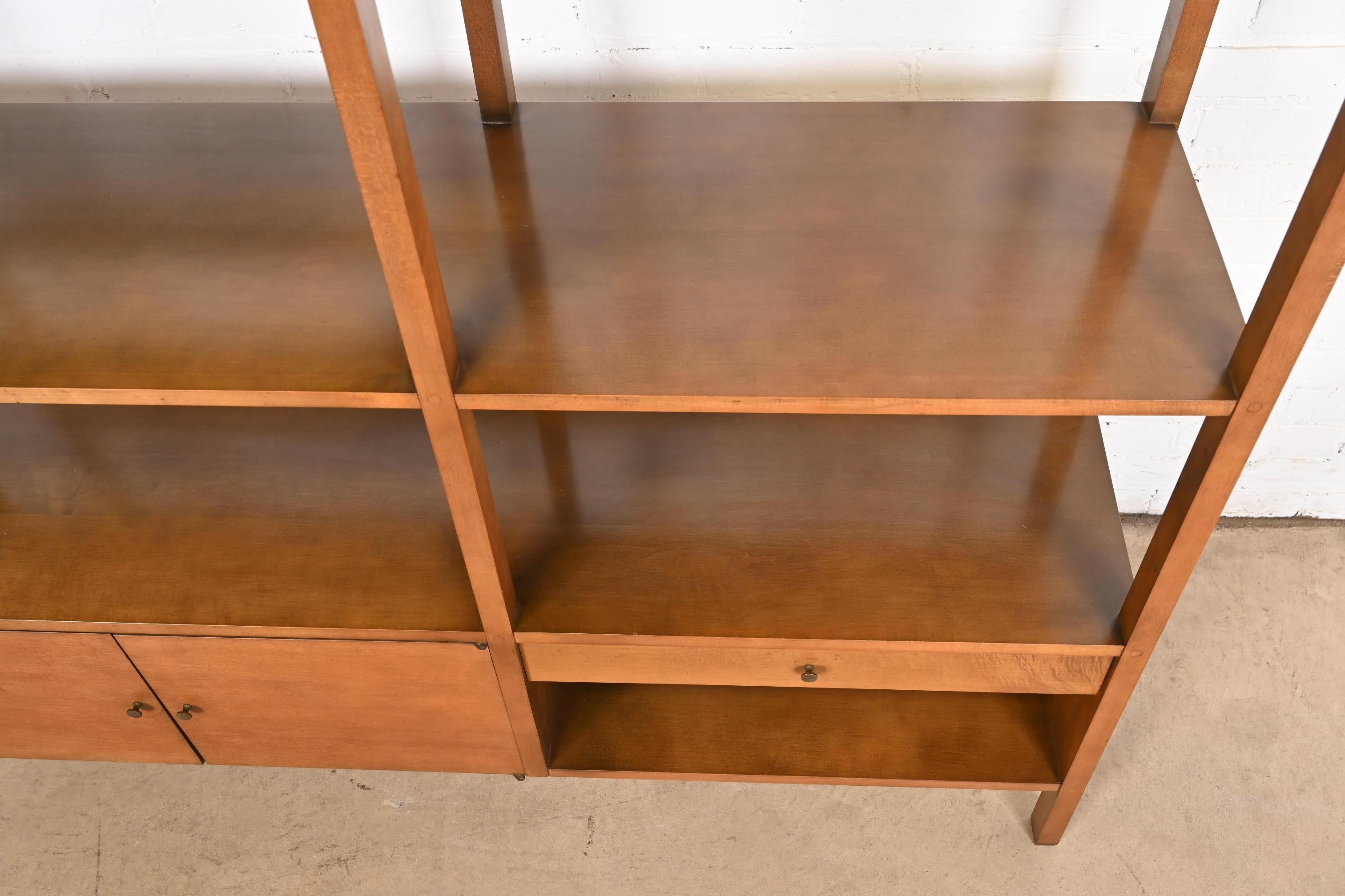 Paul McCobb Planner Group Mid-Century Modern Birch Wall Unit or Room Divider 6
