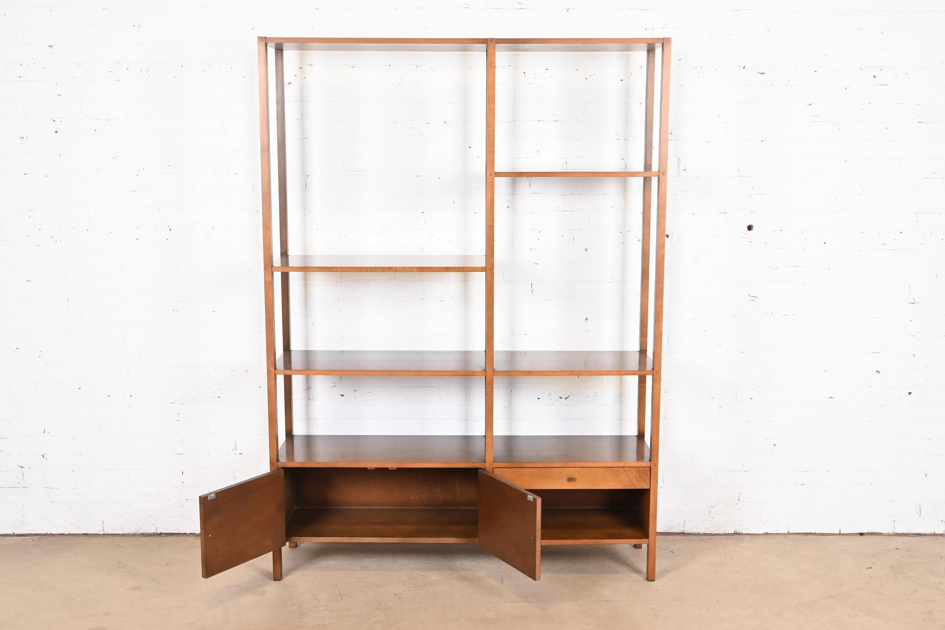 Paul McCobb Planner Group Mid-Century Modern Birch Wall Unit or Room Divider 1