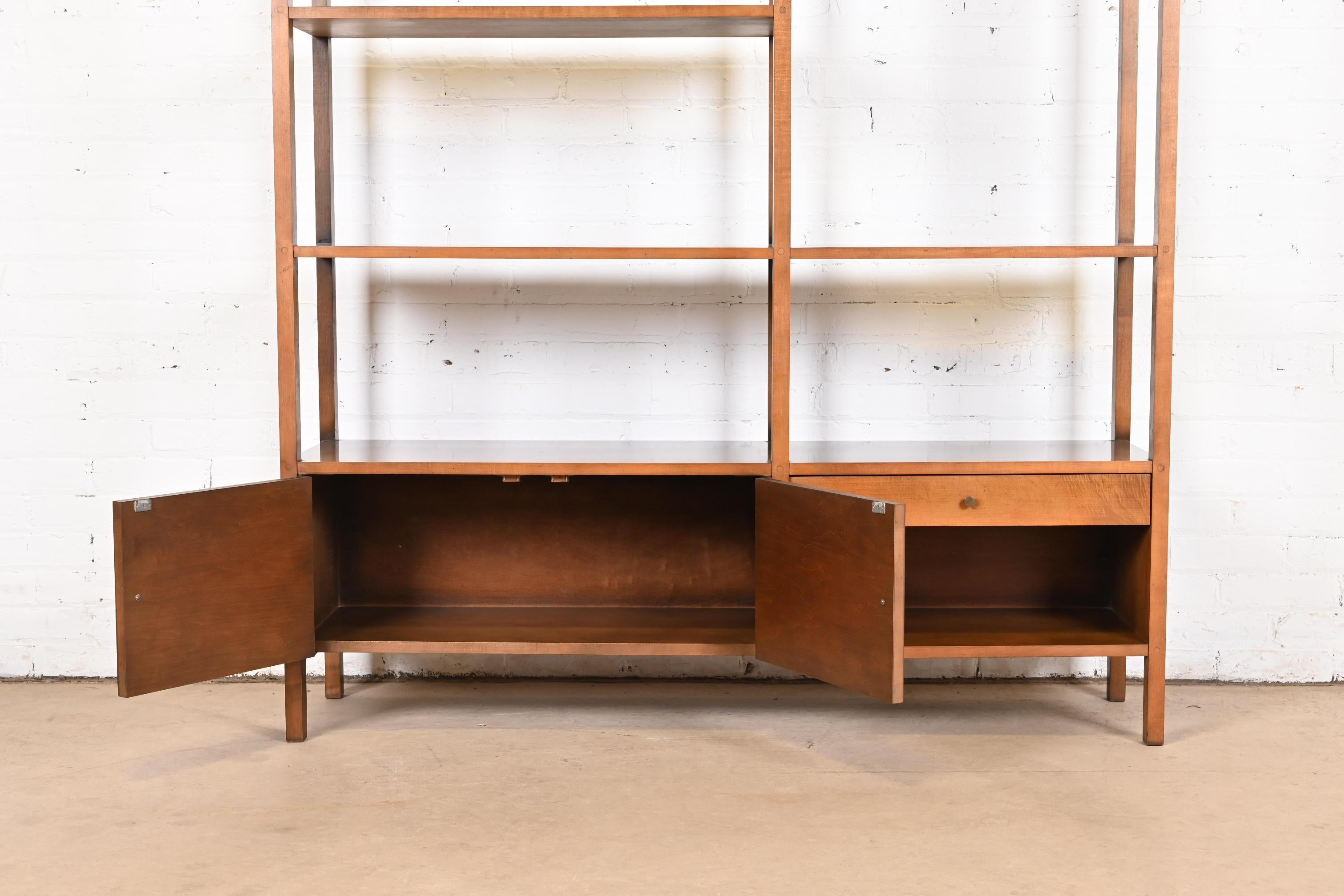 Paul McCobb Planner Group Mid-Century Modern Birch Wall Unit or Room Divider 2