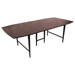 Vintage Paul McCobb Planner Group Mid-Century Modern Black Lacquered Dining Table, 1950s