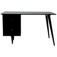 Paul McCobb Planner Group Mid-Century Modern Desk in Dark Espresso