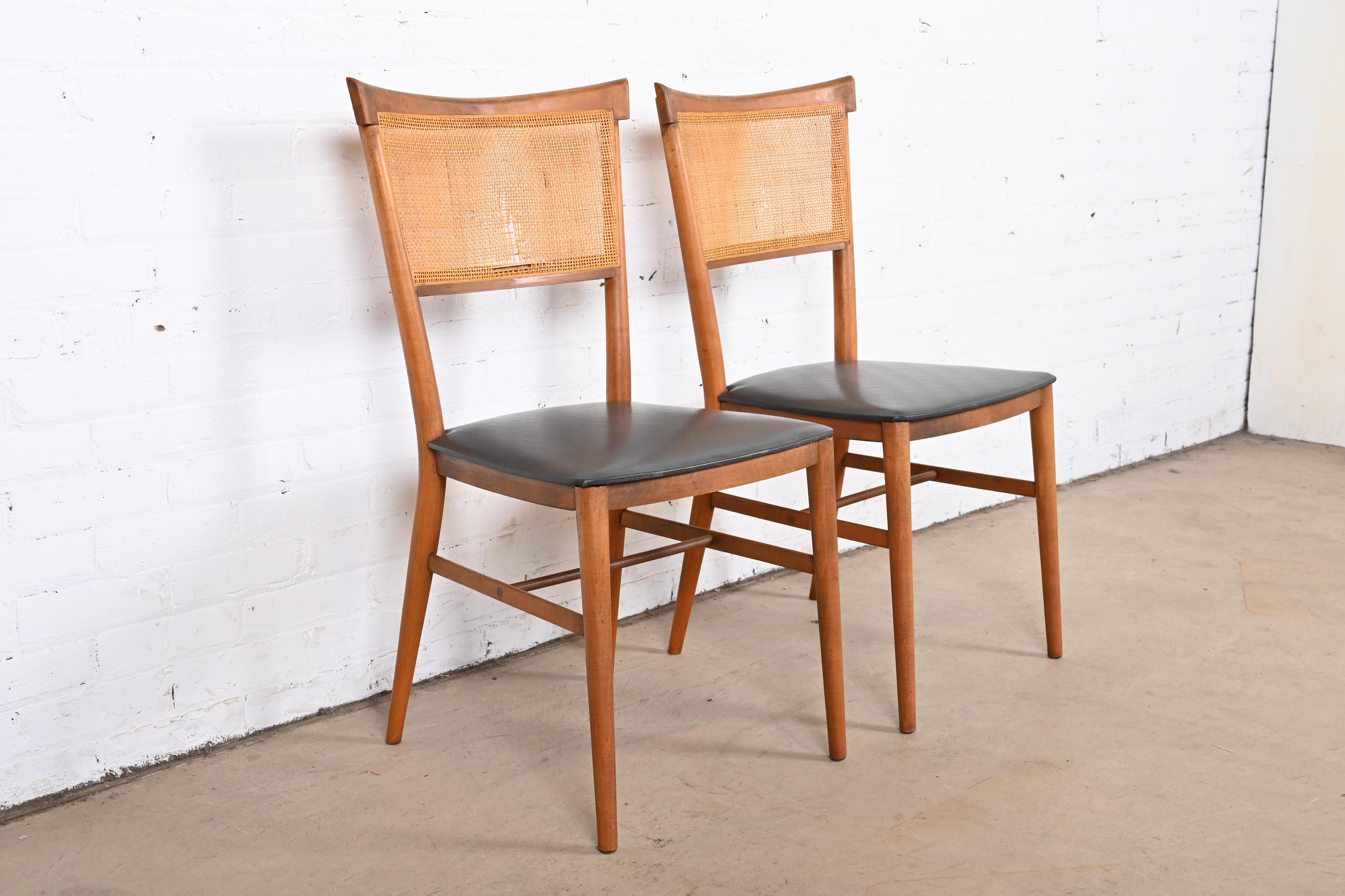 Mid-20th Century Paul McCobb Planner Group Mid-Century Modern Dining Chairs or Side Chairs, Pair
