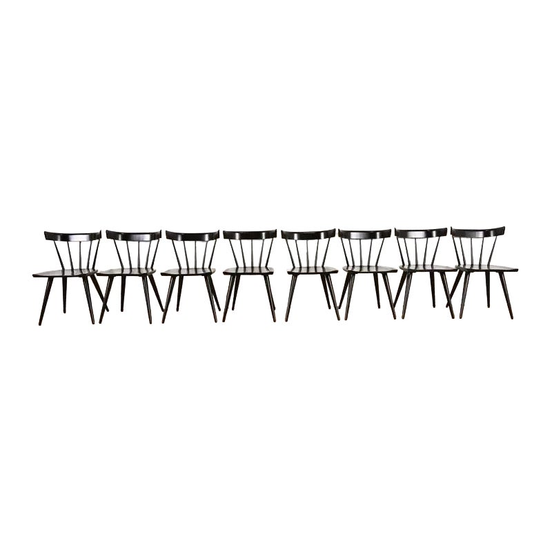 Paul McCobb Planner Group Mid-Century Modern Dining Chairs, Set of Eight