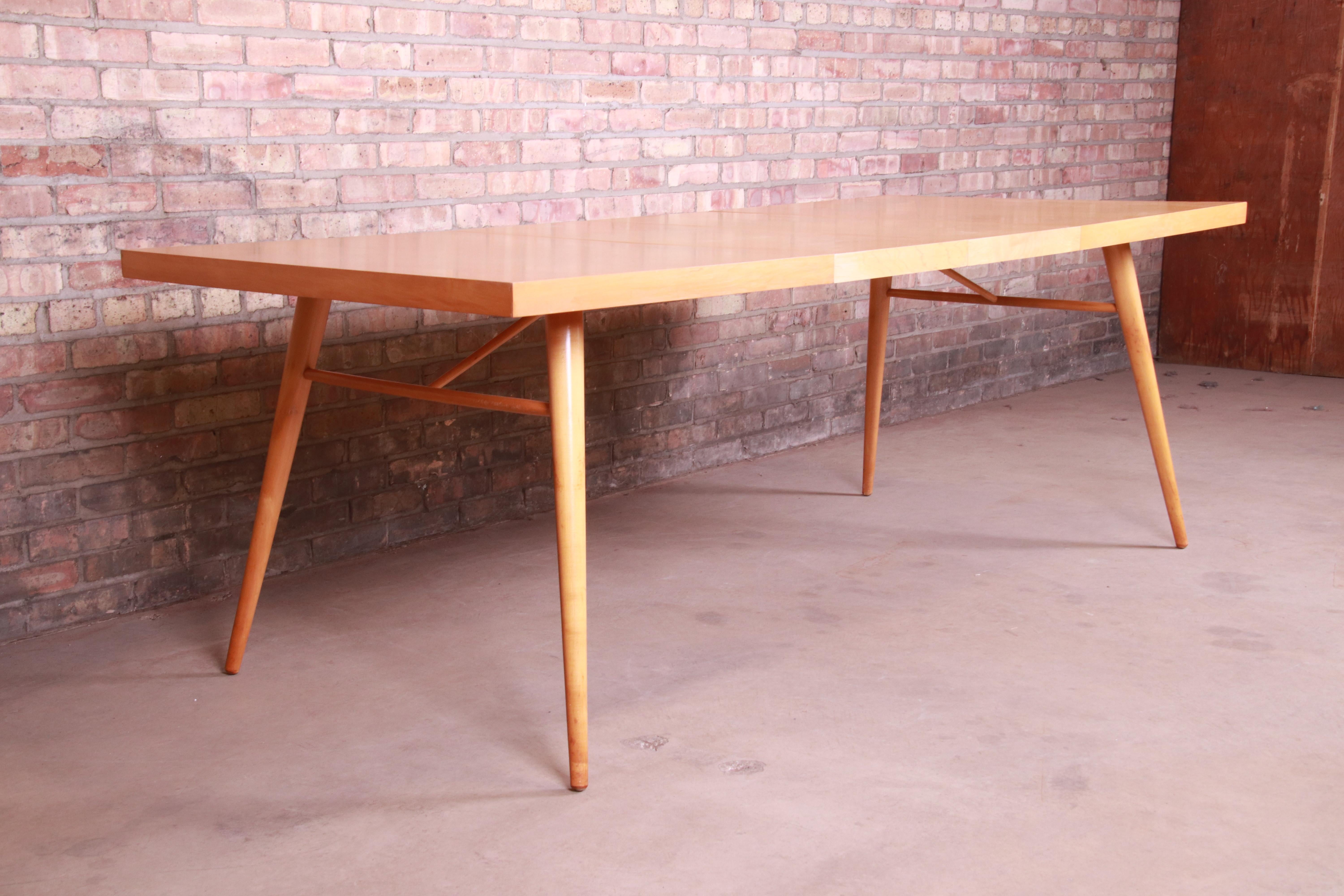 Paul McCobb Planner Group Mid-Century Modern Maple Extension Dining Table, 1950s 7