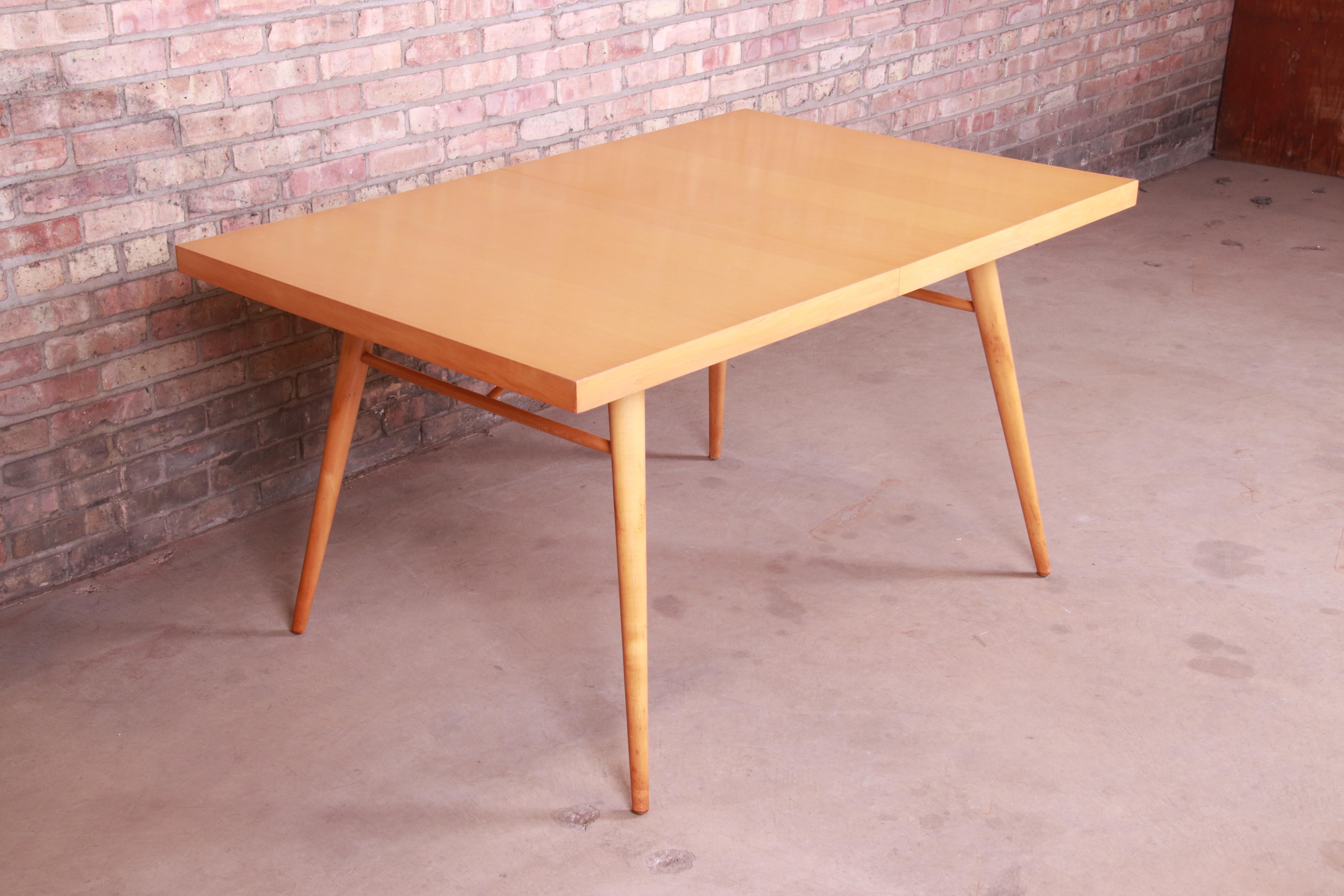 Mid-20th Century Paul McCobb Planner Group Mid-Century Modern Maple Extension Dining Table, 1950s