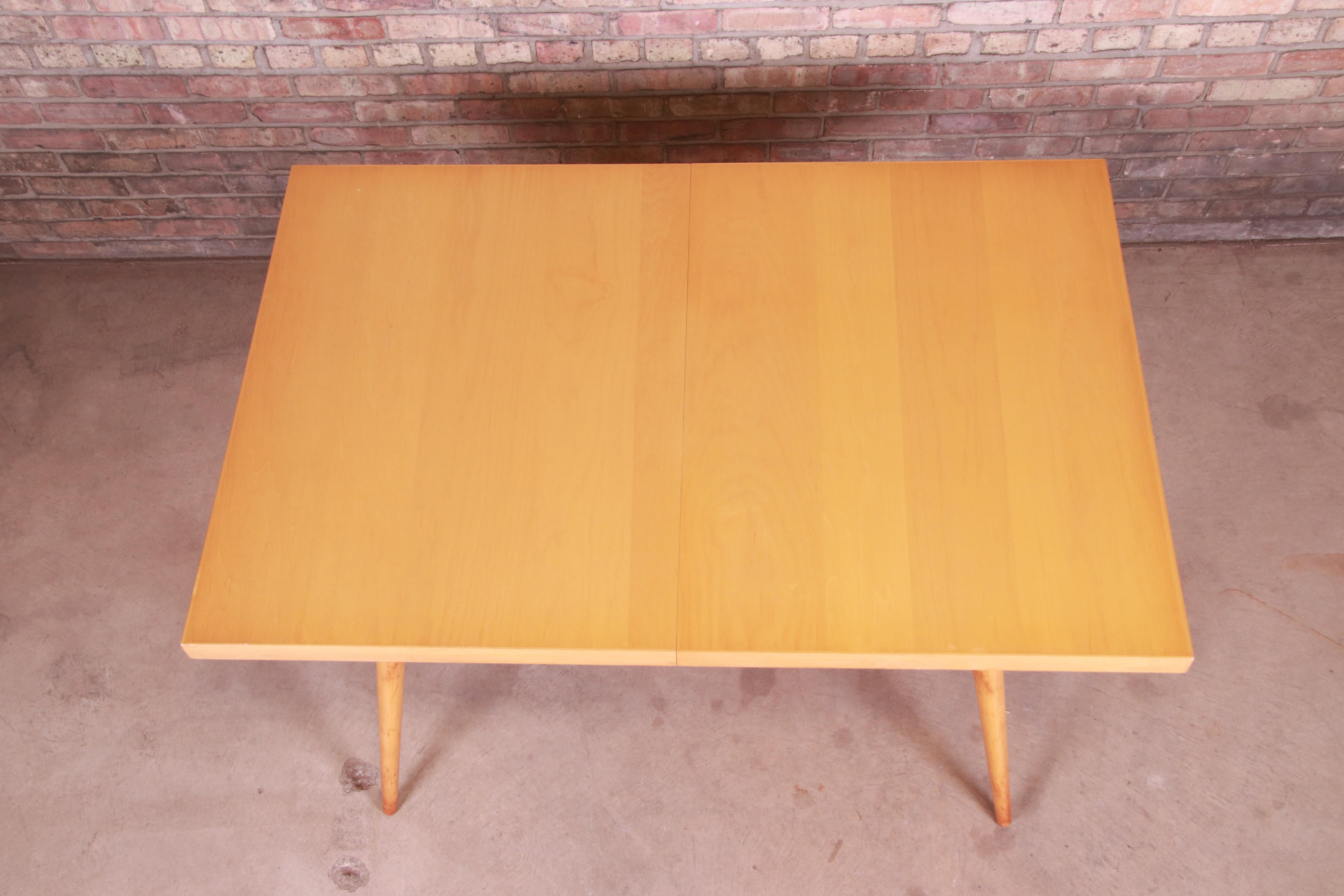 Paul McCobb Planner Group Mid-Century Modern Maple Extension Dining Table, 1950s 2