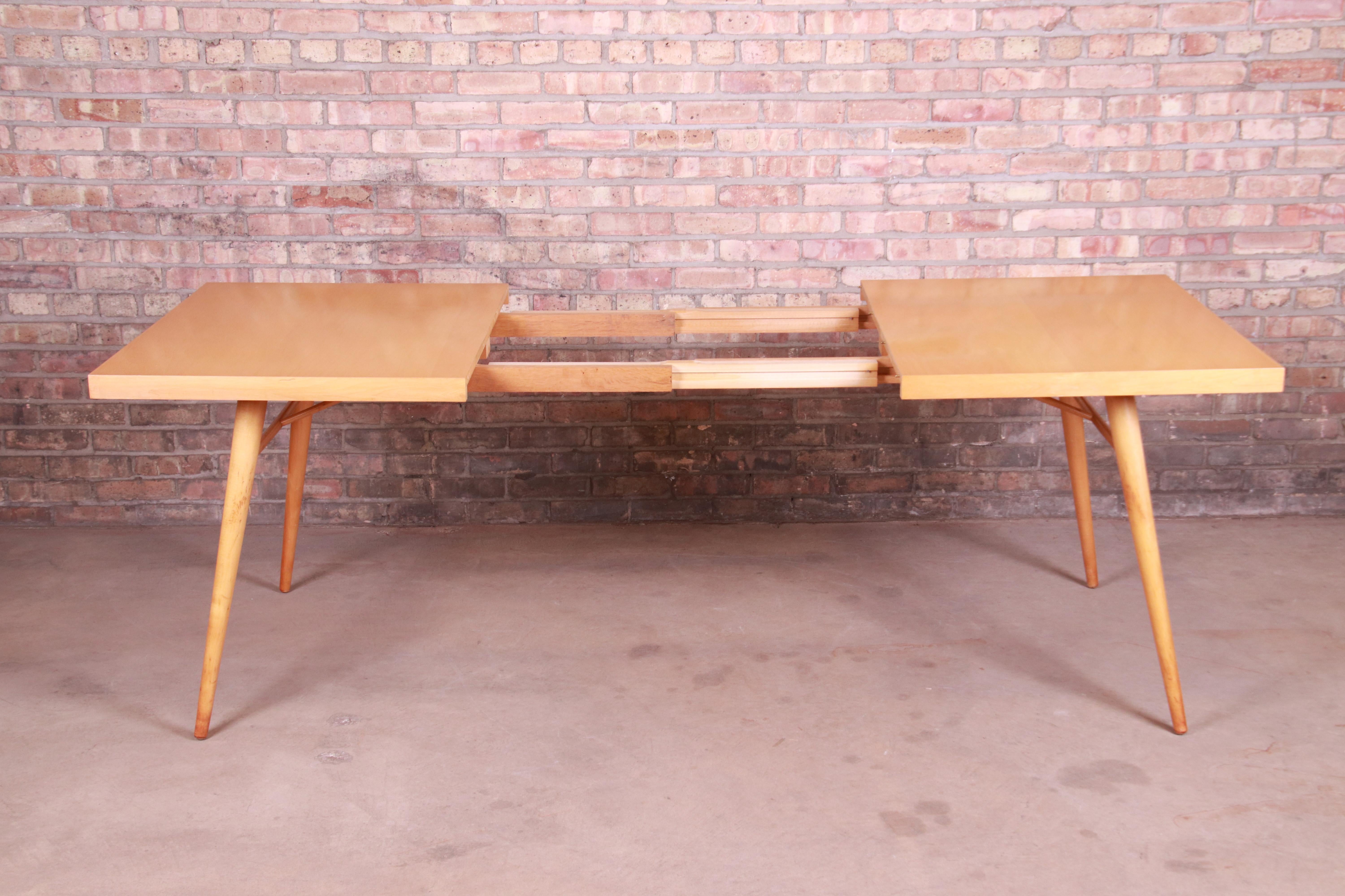 Paul McCobb Planner Group Mid-Century Modern Maple Extension Dining Table, 1950s 3
