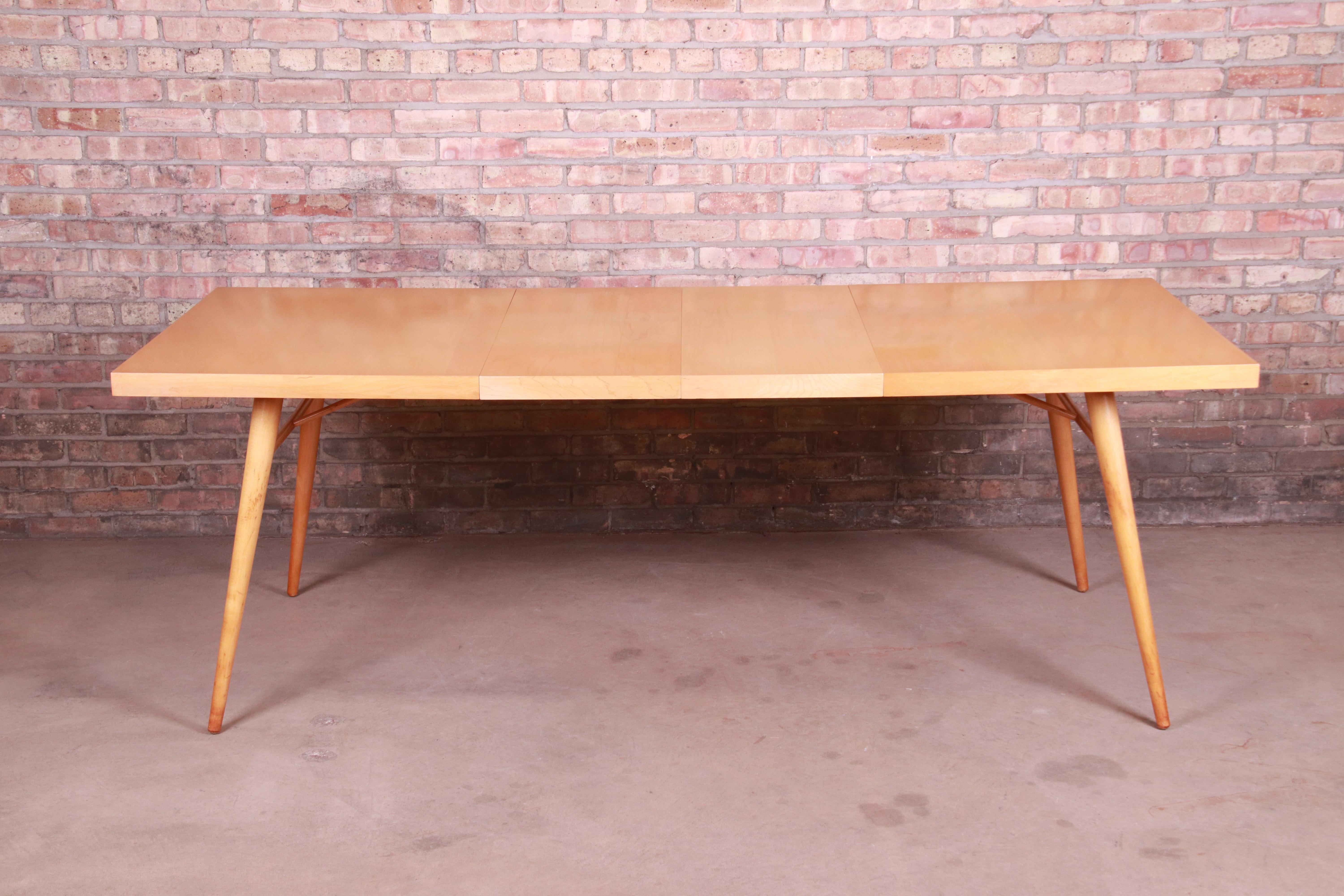 Paul McCobb Planner Group Mid-Century Modern Maple Extension Dining Table, 1950s 4