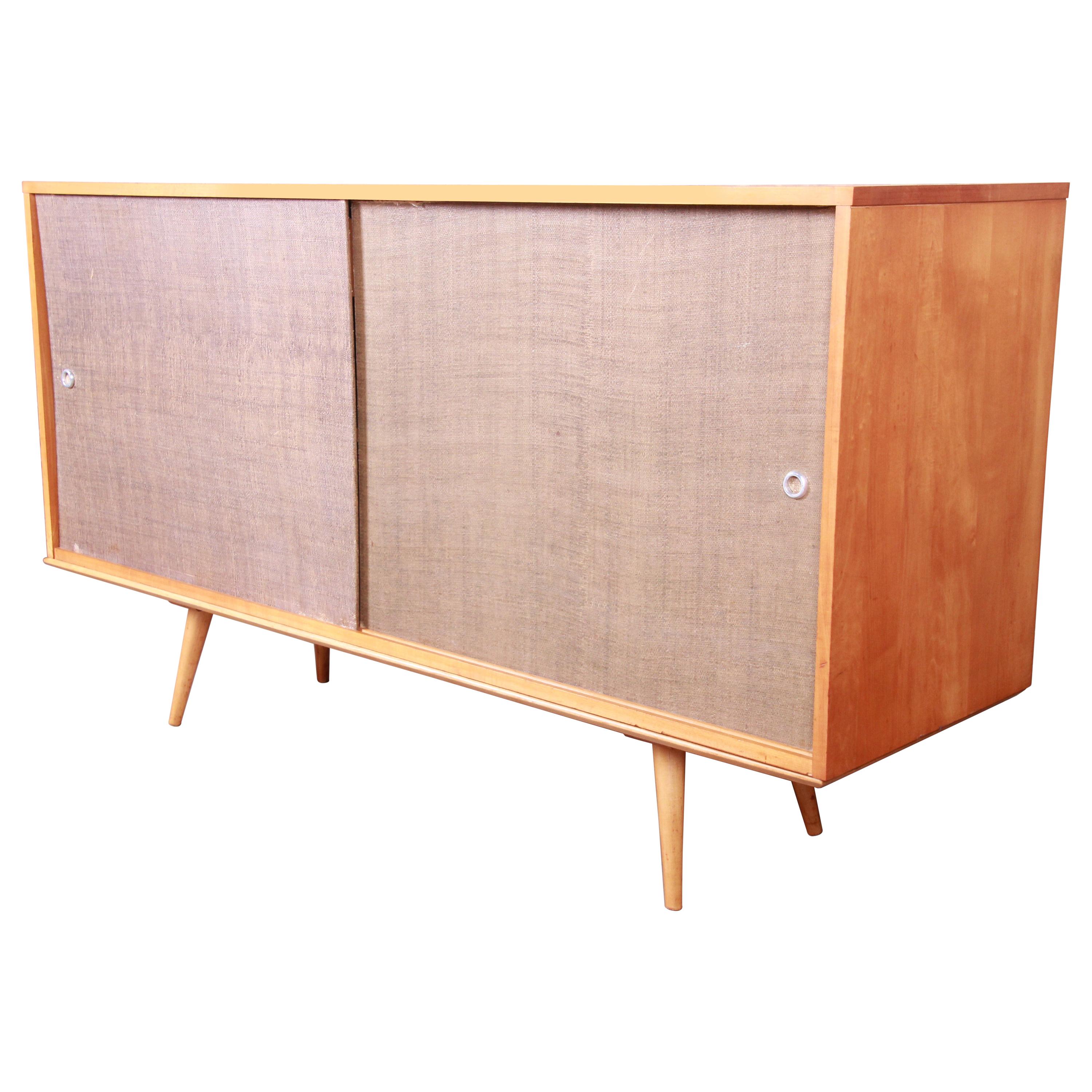 Paul McCobb Planner Group Mid-Century Modern Maple Sideboard Credenza, 1950s