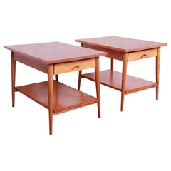 Paul McCobb Planner Group Mid-Century Modern Nightstands or End Tables, Pair
