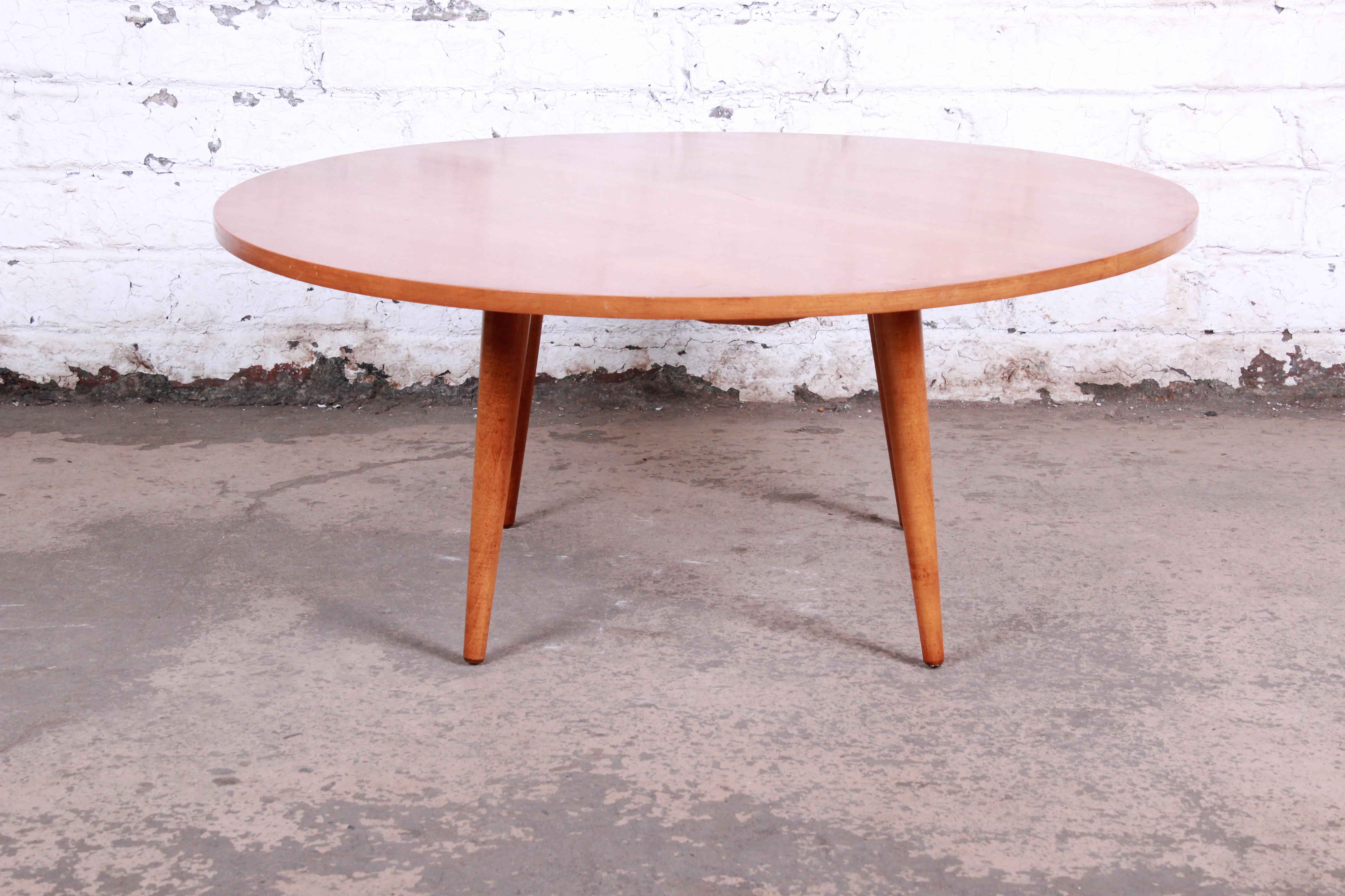 paul mccobb round coffee table
