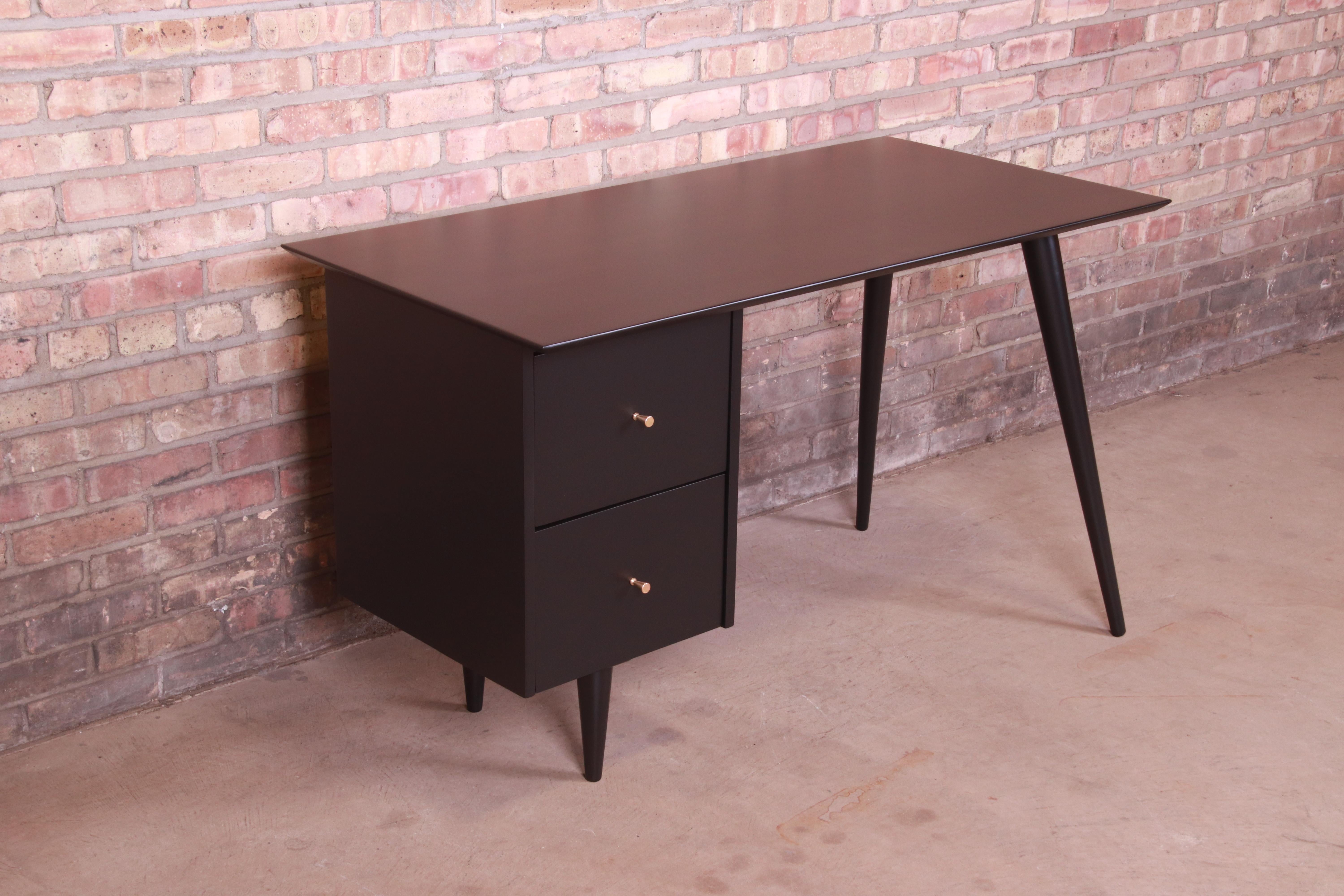 Mid-20th Century Paul McCobb Planner Group Mid-Century Modern Writing Desk, Newly Refinished