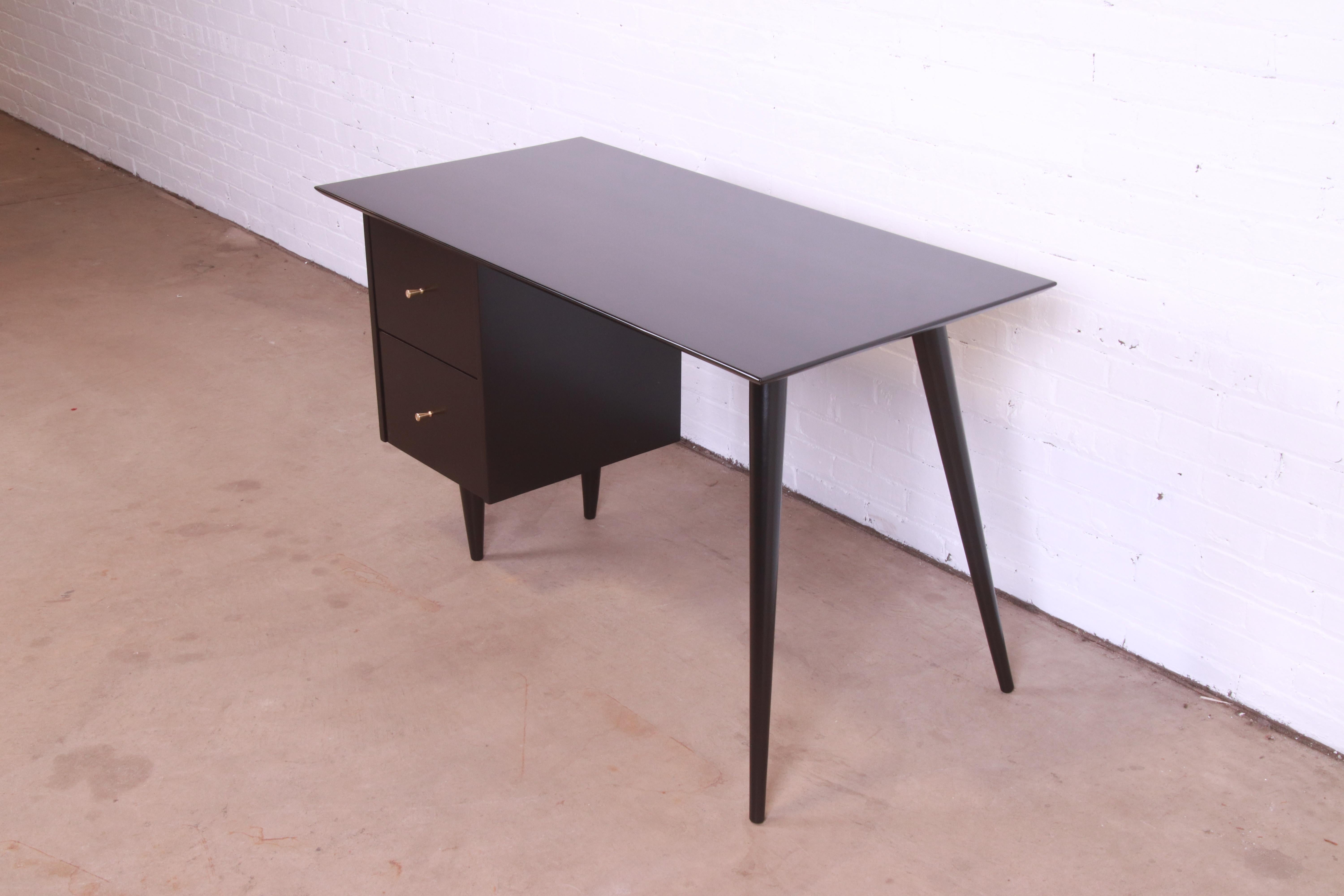 Mid-20th Century Paul McCobb Planner Group Mid-Century Modern Writing Desk, Newly Refinished
