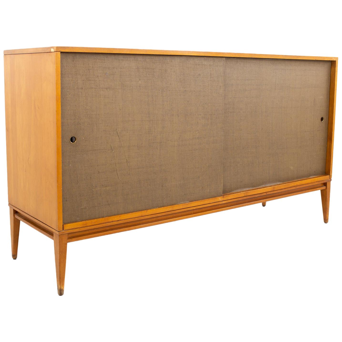 Paul McCobb Planner Group Mid Century Sliding Door Credenza