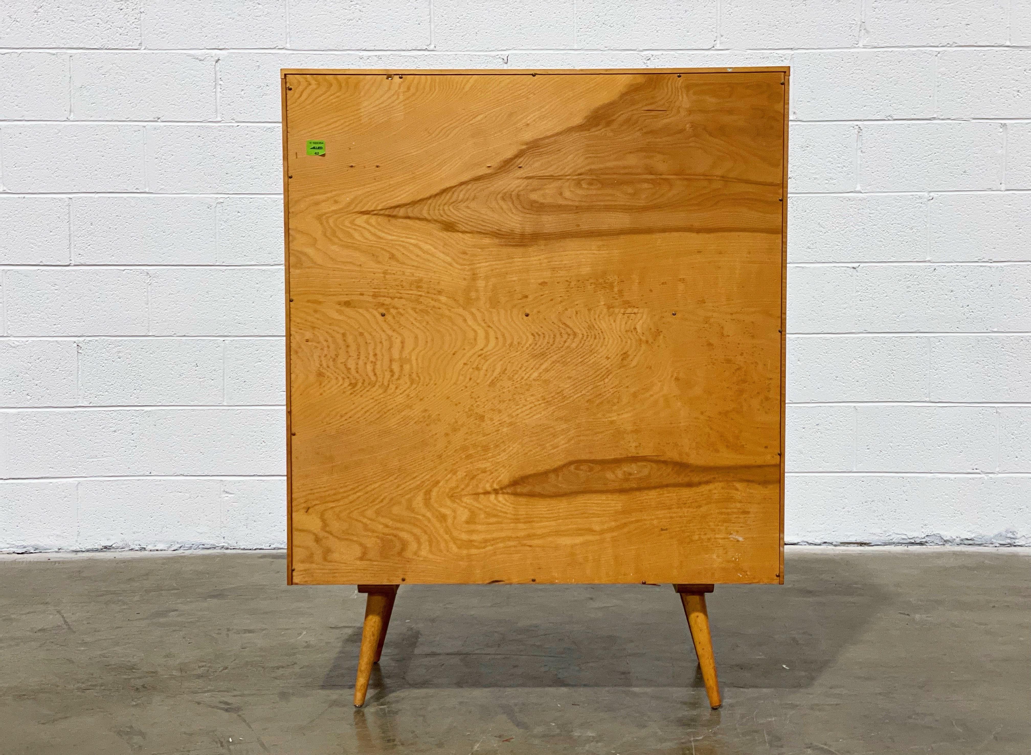 Paul McCobb Planner Group Midcentury Modern Secretary Desk with Grasscloth Doors 8