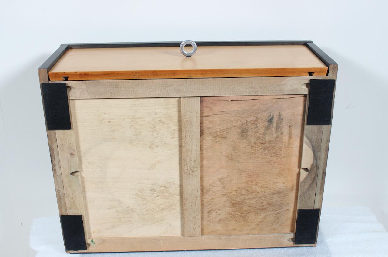 Paul McCobb Planner Group Model 1500 Maple & Black Single Drawer Cabinet, 1950s For Sale 11