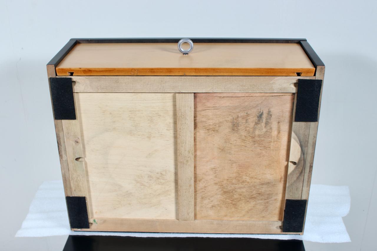 Paul McCobb Planner Group Model 1500 Maple & Black Single Drawer Cabinet, 1950s For Sale 10