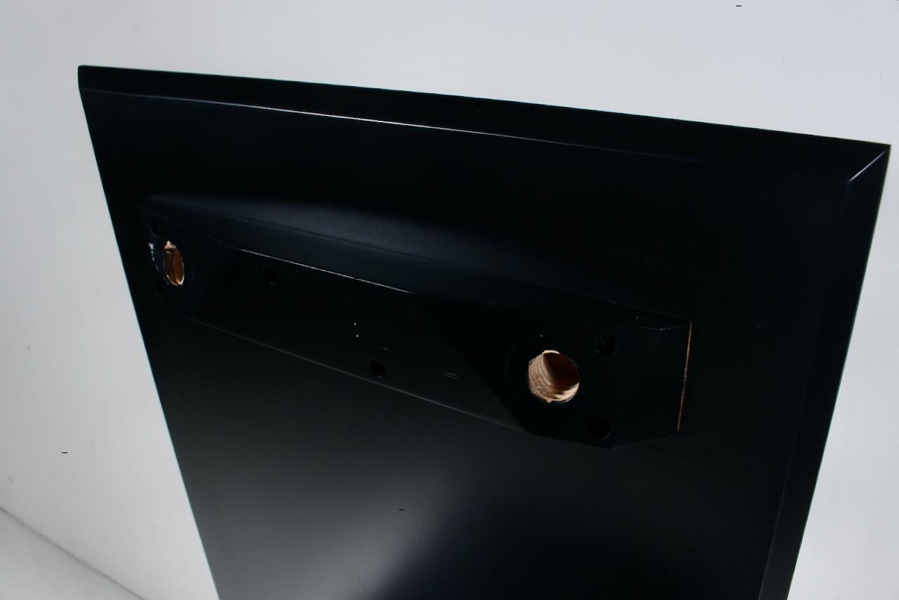Paul McCobb Planner Group Model 1560 Black Double Drawer Desk, 1950's 9
